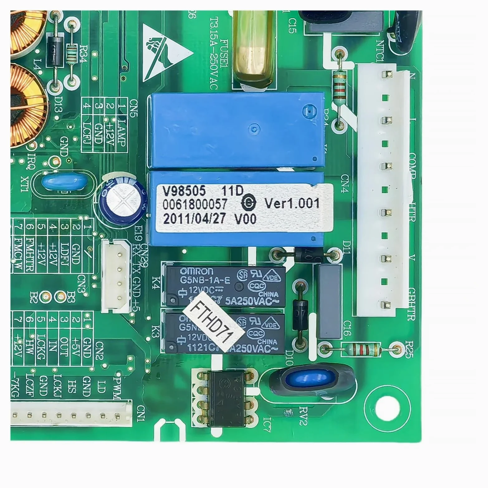 Piezas del congelador de la placa base del refrigerador del PCB del circuito del tablero de Control del refrigerador 0061800057