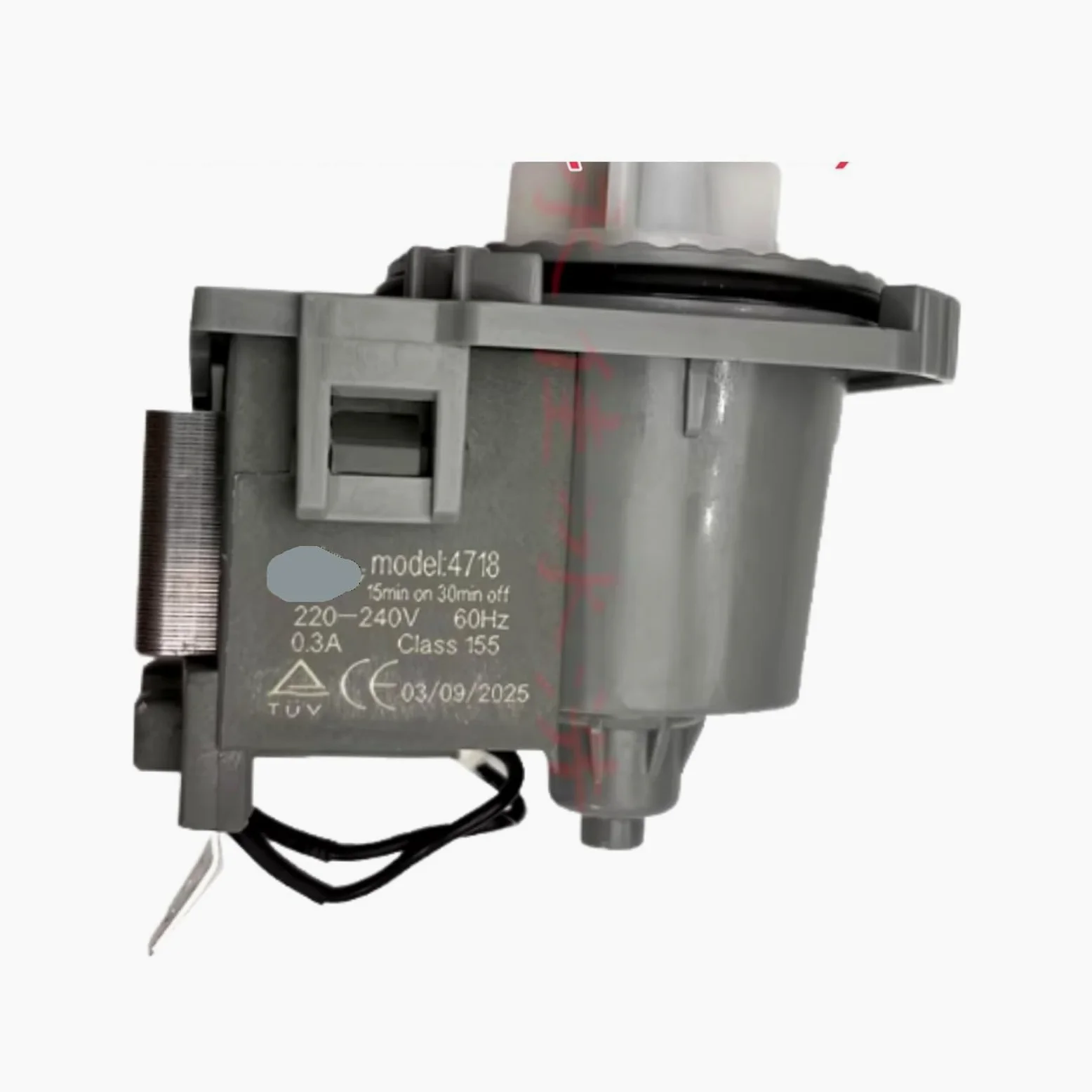 Motor De Bomba De Drenaje, Compatible Con Lavavajillas Midea WQP8-W3908T-CN Vie1 M1 B20-6A02 50HZ 60HZ Modelo 4718 Lavado(220-240V 60HZ)
