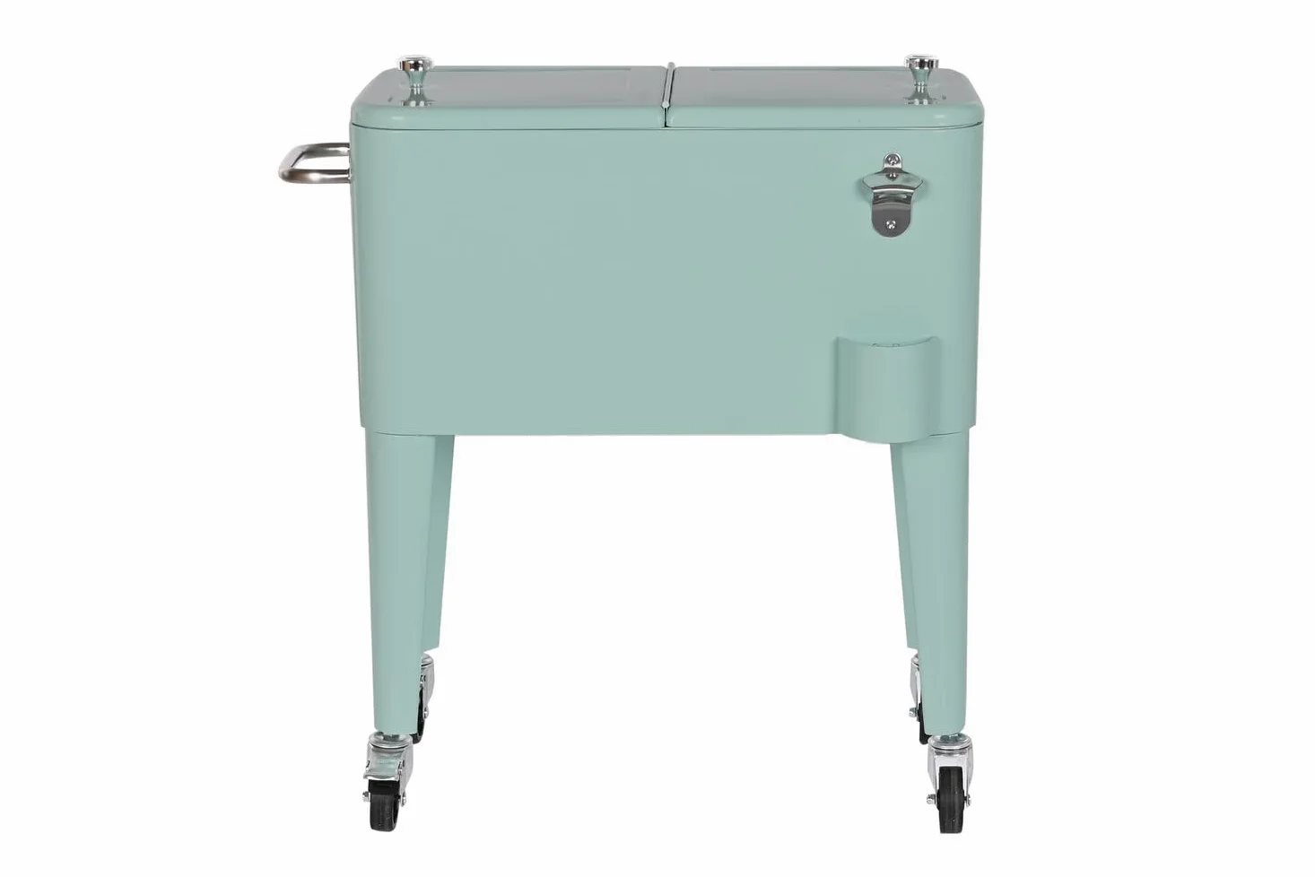 Nevera Acero PP 74x43x80 56 litros Azul Celeste | Alexandra House Living Nevera Acero Pp 74x43x80 56 Litros Azul Celeste