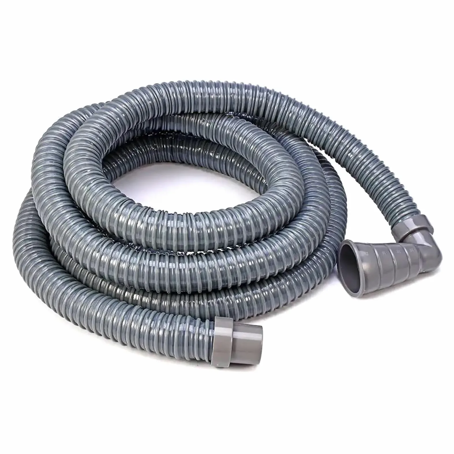 Tubo desague lavadora Manguera de drenaje flexible for lavadora, salida de aguas residuales de lavavajillas, tubo blando de expulsión, tubo flexible apto for 32-42 mm, 2 m, 3 m, 4 m, 5 m(3meter)