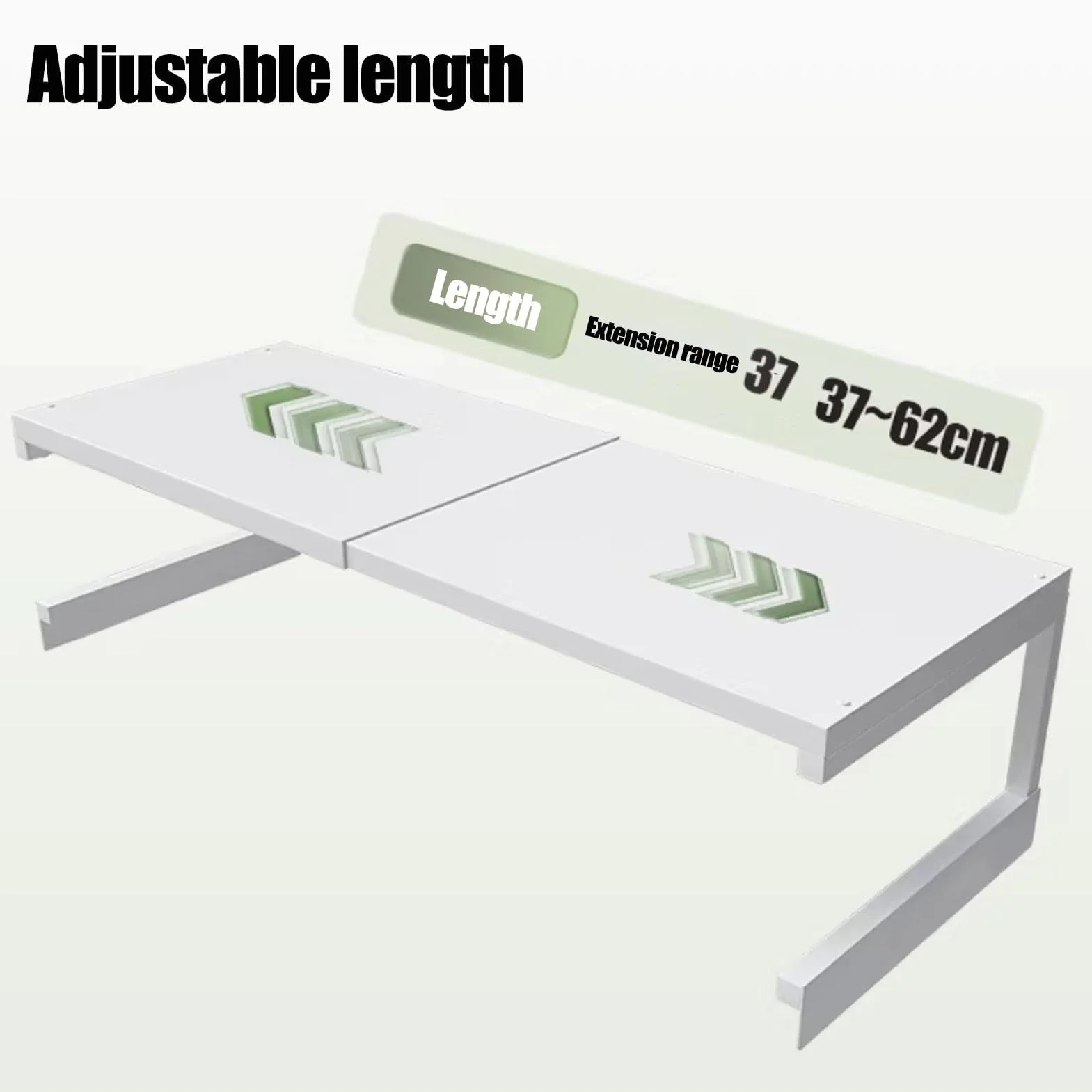 Estante Para Lavadora y Secadora, Estante Extensible Para Encimera de Lavadora y Secadora, Soporte de Almacenamiento de Metal Para Colocar Encima de La Lavadora y Secadora(Wit)
