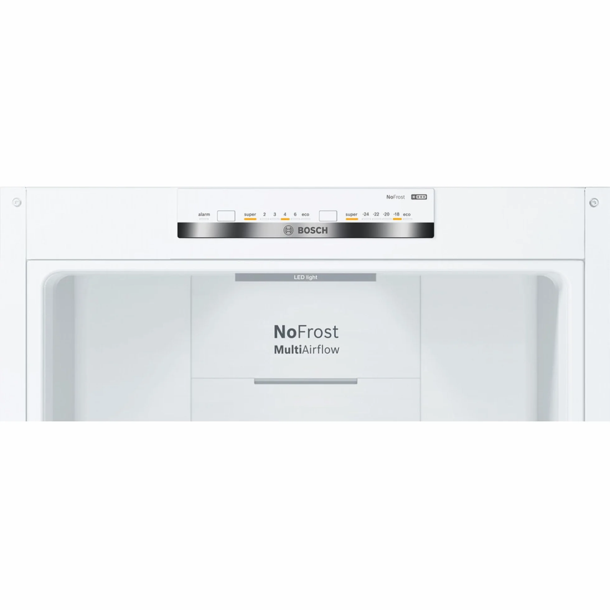 Bosch - Frigorífico Combinado, Libre Instalación, Serie 4, 60 cm de ancho, Total NoFrost, Blanco, KGN362WED