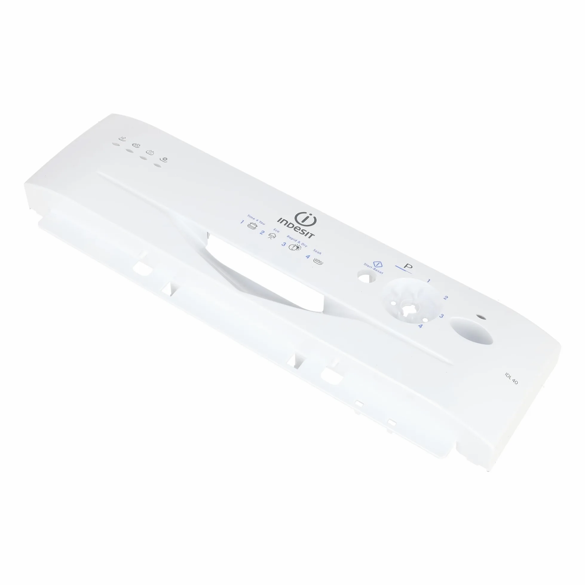 sparefixd Apto para Indesit IDL40UK.C - Kit de consola de panel de control frontal para lavavajillas