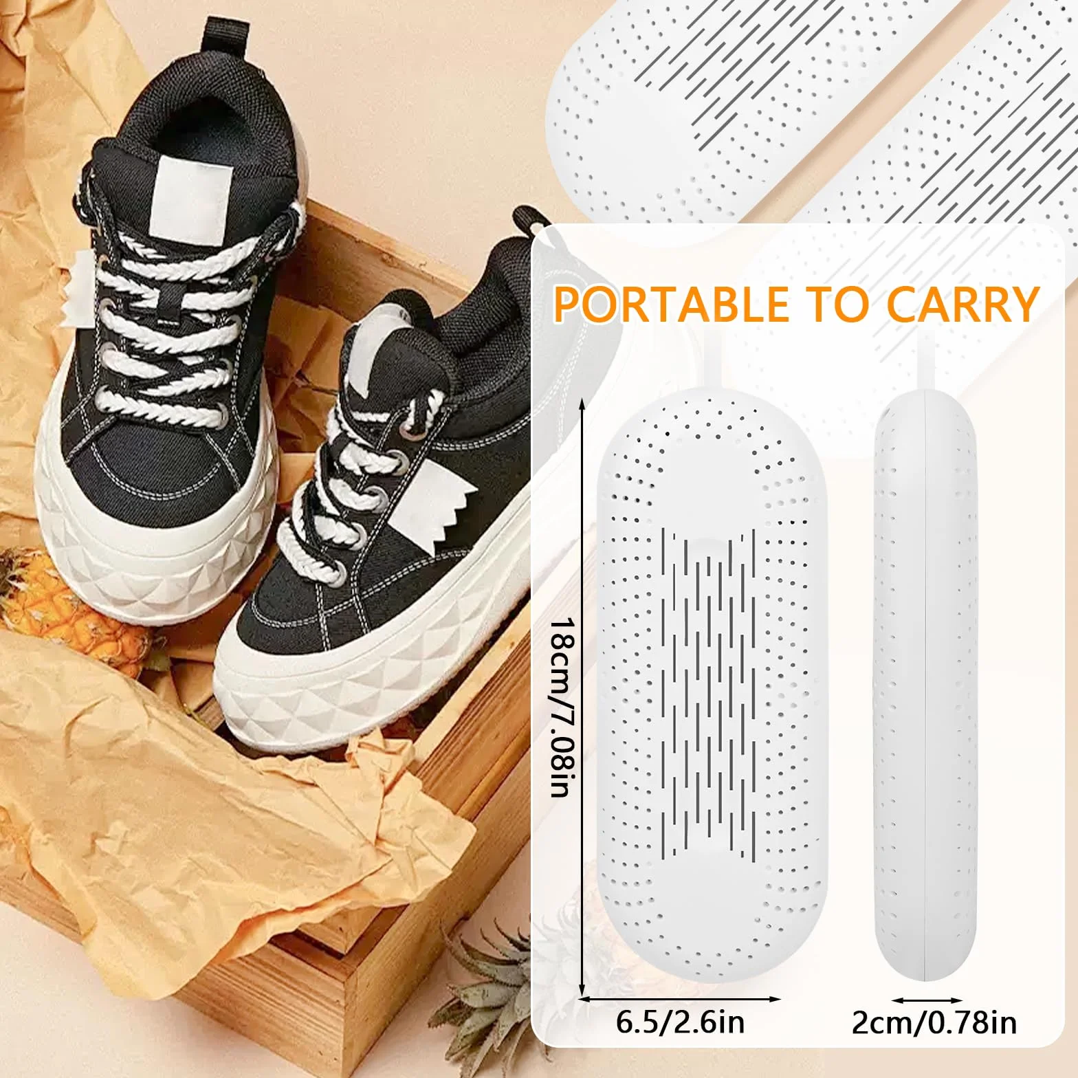 Secador de Zapatos Eléctrico - Secador de Zapatos Eléctrico Portátil 360ª Secado con enchufe europeo, secador de zapatos botas de fútbol para zapatos, guantes, calcetines, botas de esquí