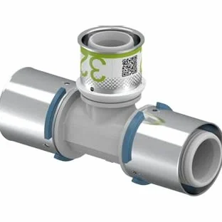Uponor S-Press 1039966 - Pieza en T reducida para PPSU 40-32-40