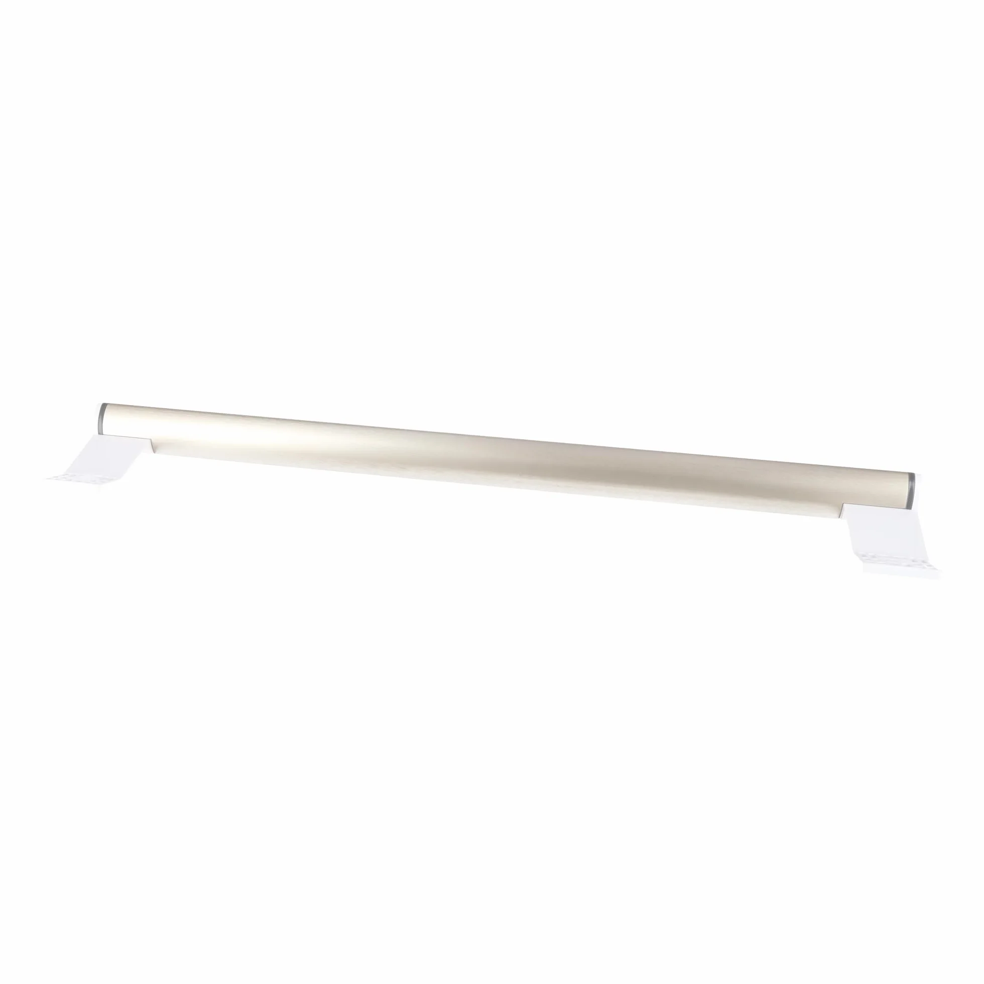 sparefixd Para manija de puerta Indesit SI81QWDUK plateada para nevera con despensa alta