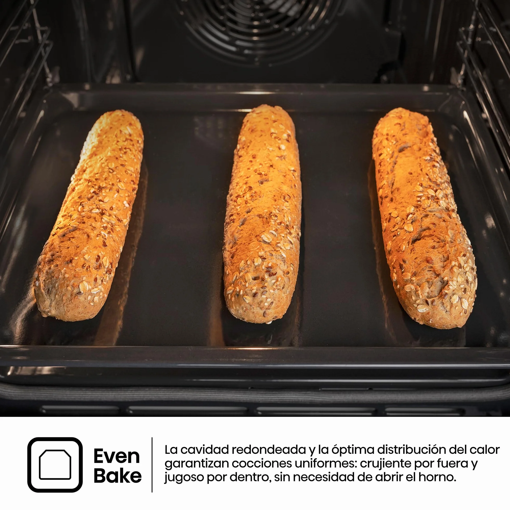 Hisense BI64216EPX - Horno Multifunción Pirolítico, Clase A++, 78L, Fondo 57cm, Guía Telescópica, Calentamiento Rápido, Apertura Y Cierre Suave de Puerta, Air Fry, Modo Pizza, Modo Congelados, Inox