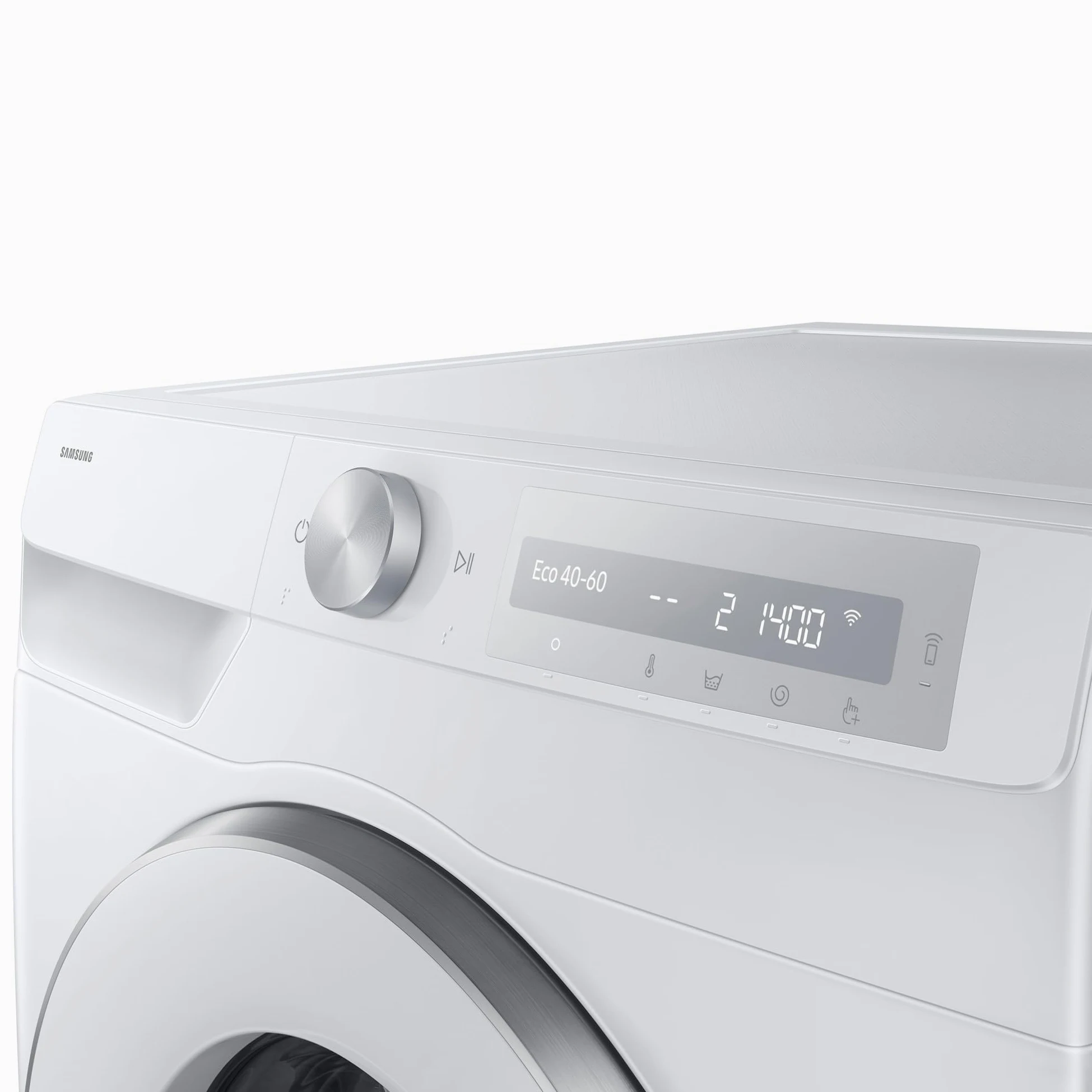 Samsung Lavadora Carga Frontal 9Kg Clase A-10% WW90DG6U85HHU3 | Autodosificación, Ahorra hasta un 70% de energía con inteligencia artificial, Tecnología AI EcoBubble, Programa Super Speed