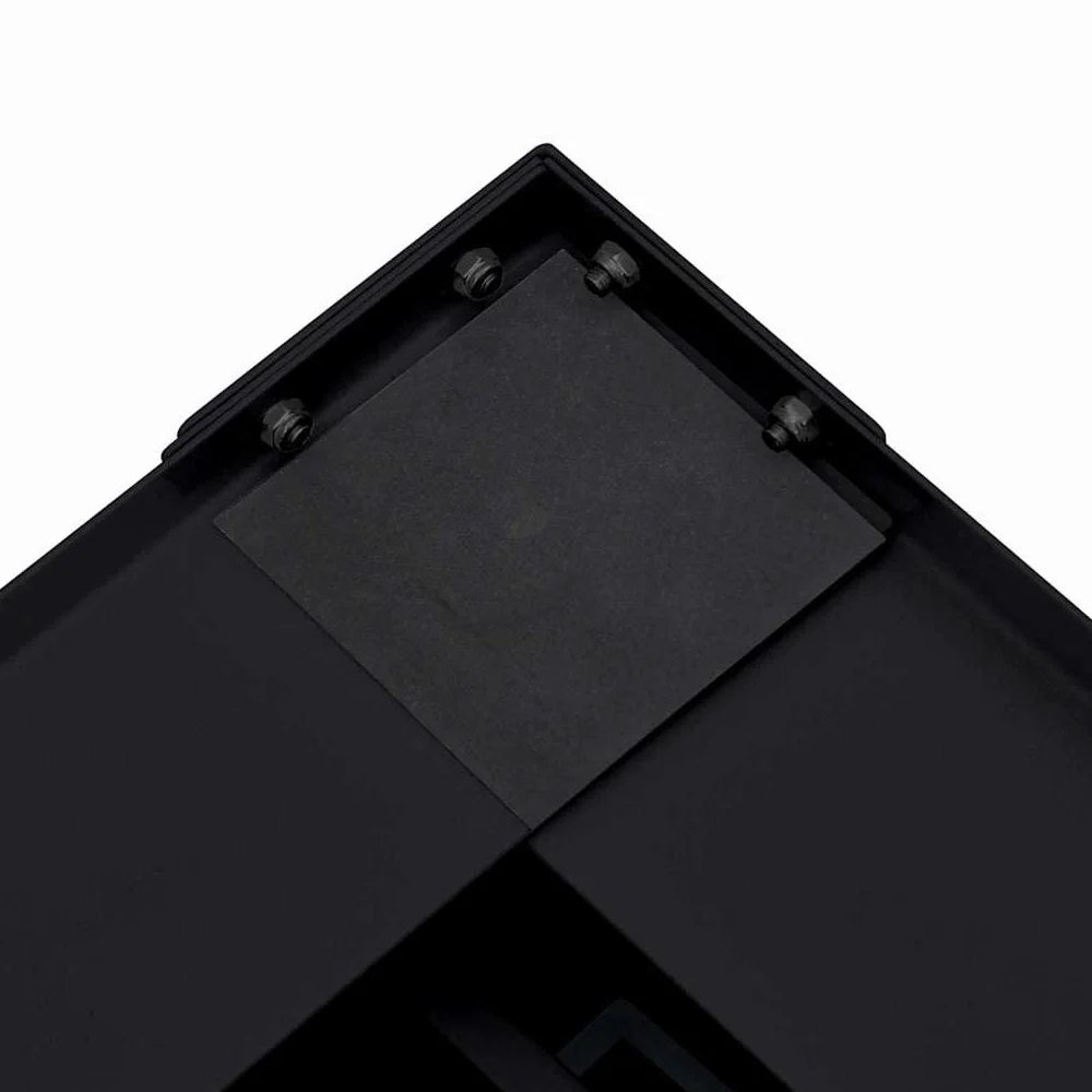Mangloder - Podio de acero negro para lavadora, 64 x 55 x 32,5 cm, para lavadora y secadora, con patas ajustables para lavandería, baño y sótano