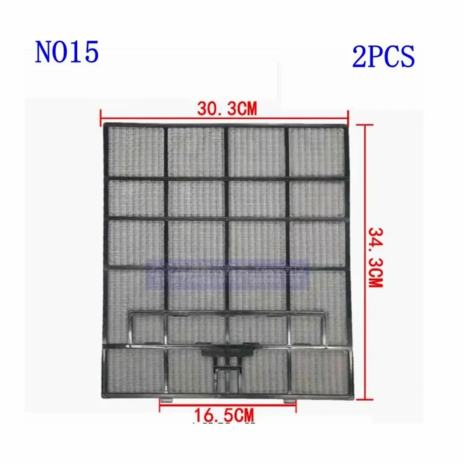 Filtro de aire acondicionado, compatible con... | Atrapa el polvo del pelo de las mascotas, fácil de instalar.(NO15 2PCS)
