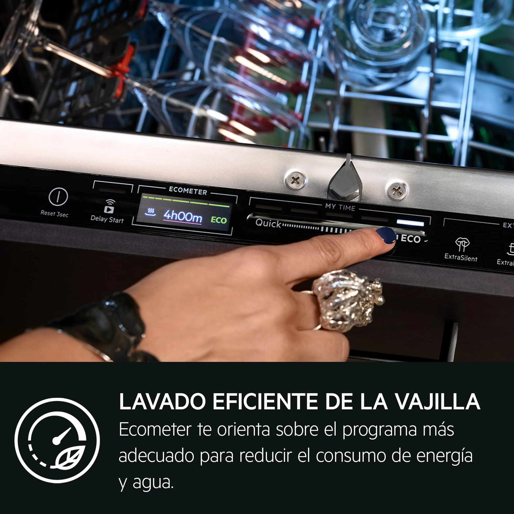 AEG Lavavajillas Integrable 60 cm 14 Cubiertos Serie 6000 AirDry 44 dB(A) Clase C