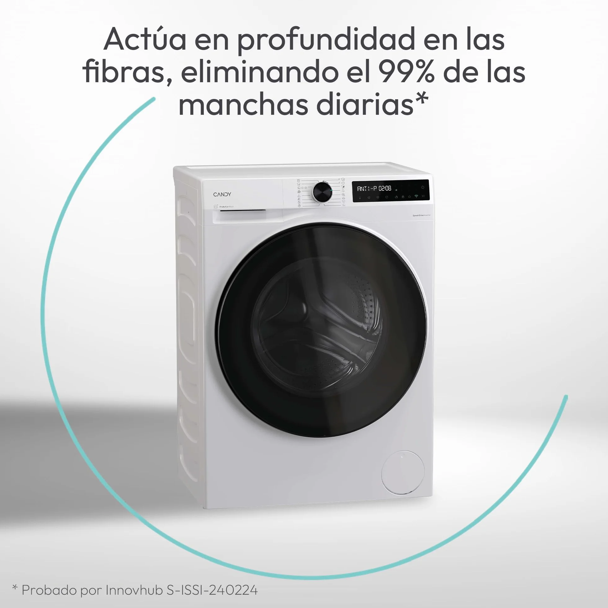 Candy ProWash&Dry 500 BWR 4128BL8-S Lavasecadora 12KG+8KG 1400RPM Motor Inverter SpeedDrive Wifi Blanca
