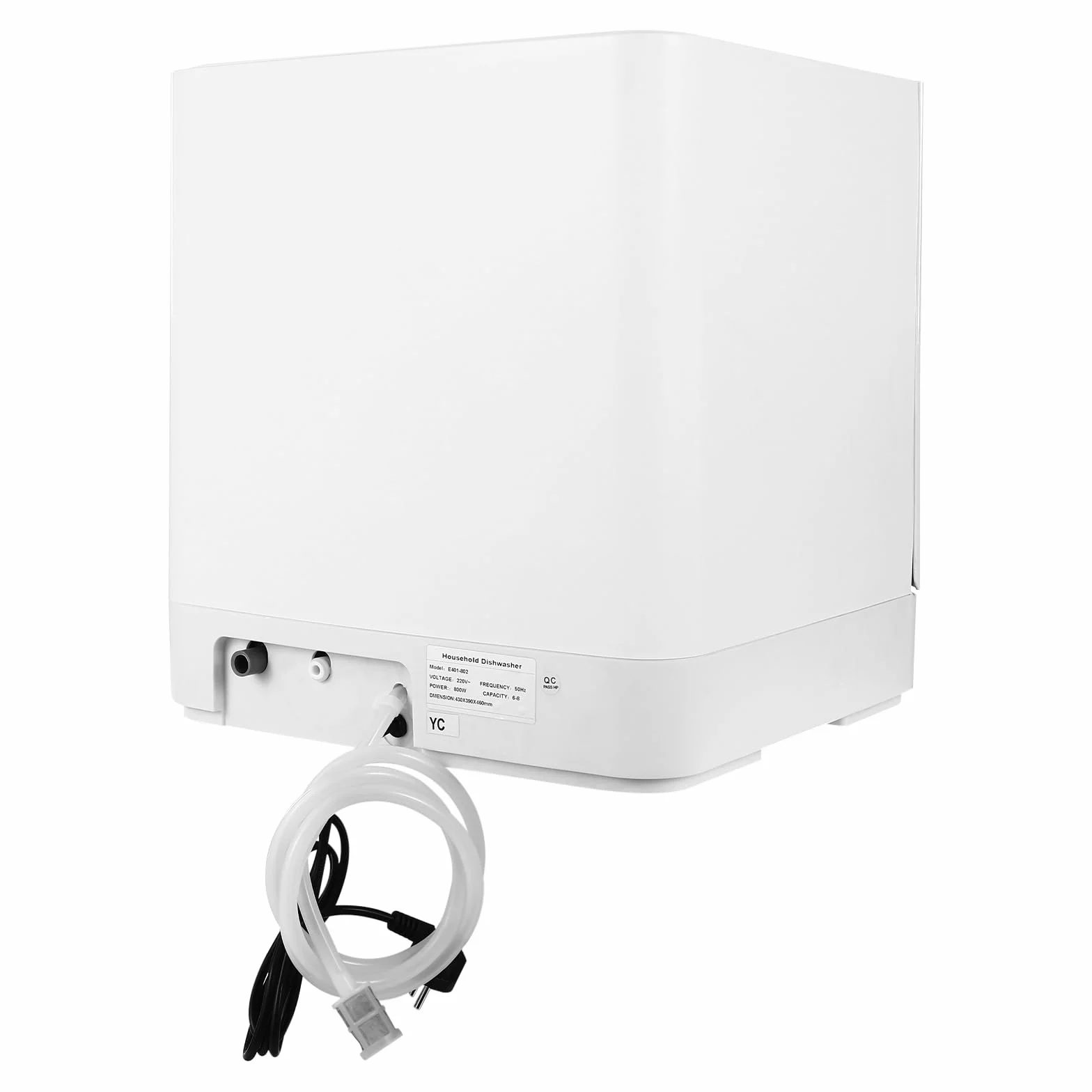 lavavajilla de mesa, mini portátil, ducha giratoria 360°, cuatro modos de limpieza y secado, ahorro de energía, independiente para apartamentos