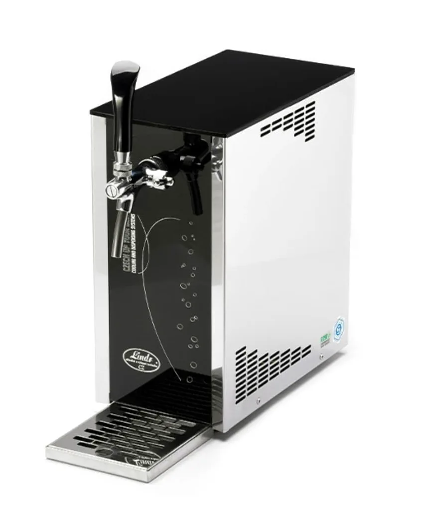 Sistema de dispensación 1 sin CO² PYGMY 25/K Exclusive Green Line New Version con grifo compensador y bandeja de goteo