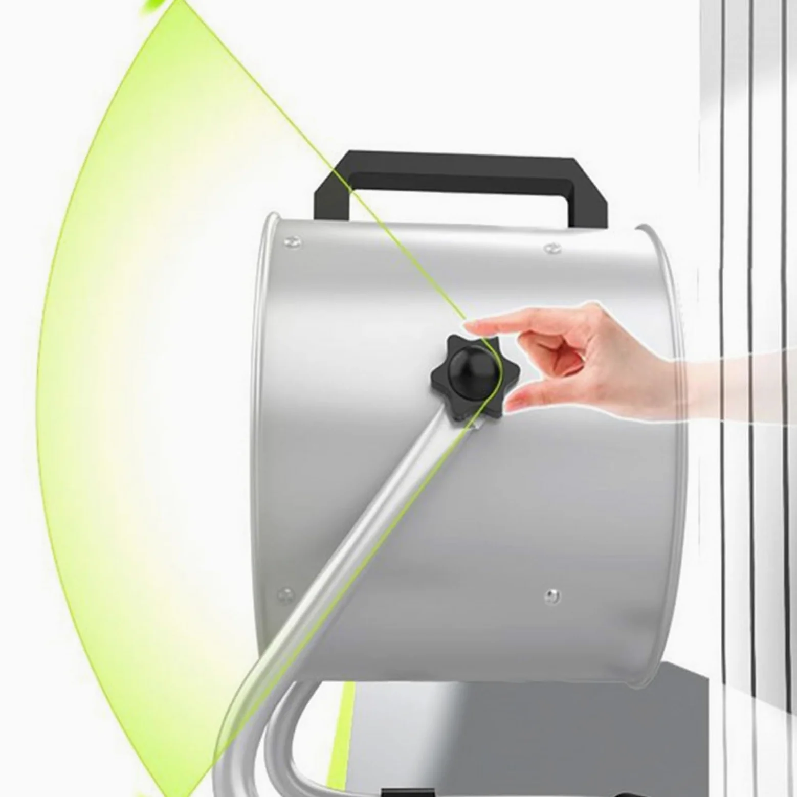 Filtro de aire portátil de cocina, campana extractora de escritorio de bajo ruido de 220 V para cabinas de soldadura industrial y pintura, ventilador de metal resistente, viento fuerte