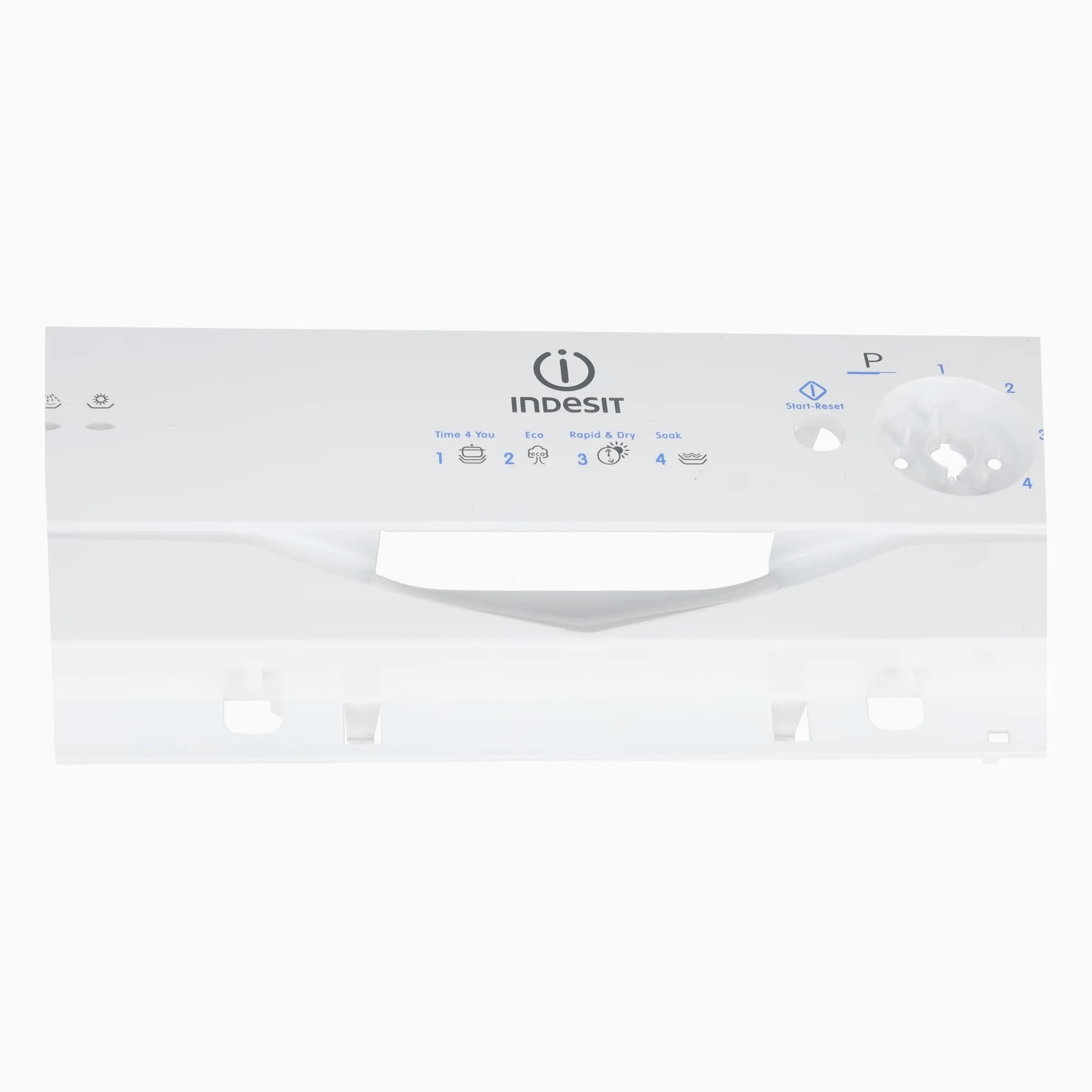 sparefixd Apto para Indesit IDL40UK.C - Kit de consola de panel de control frontal para lavavajillas