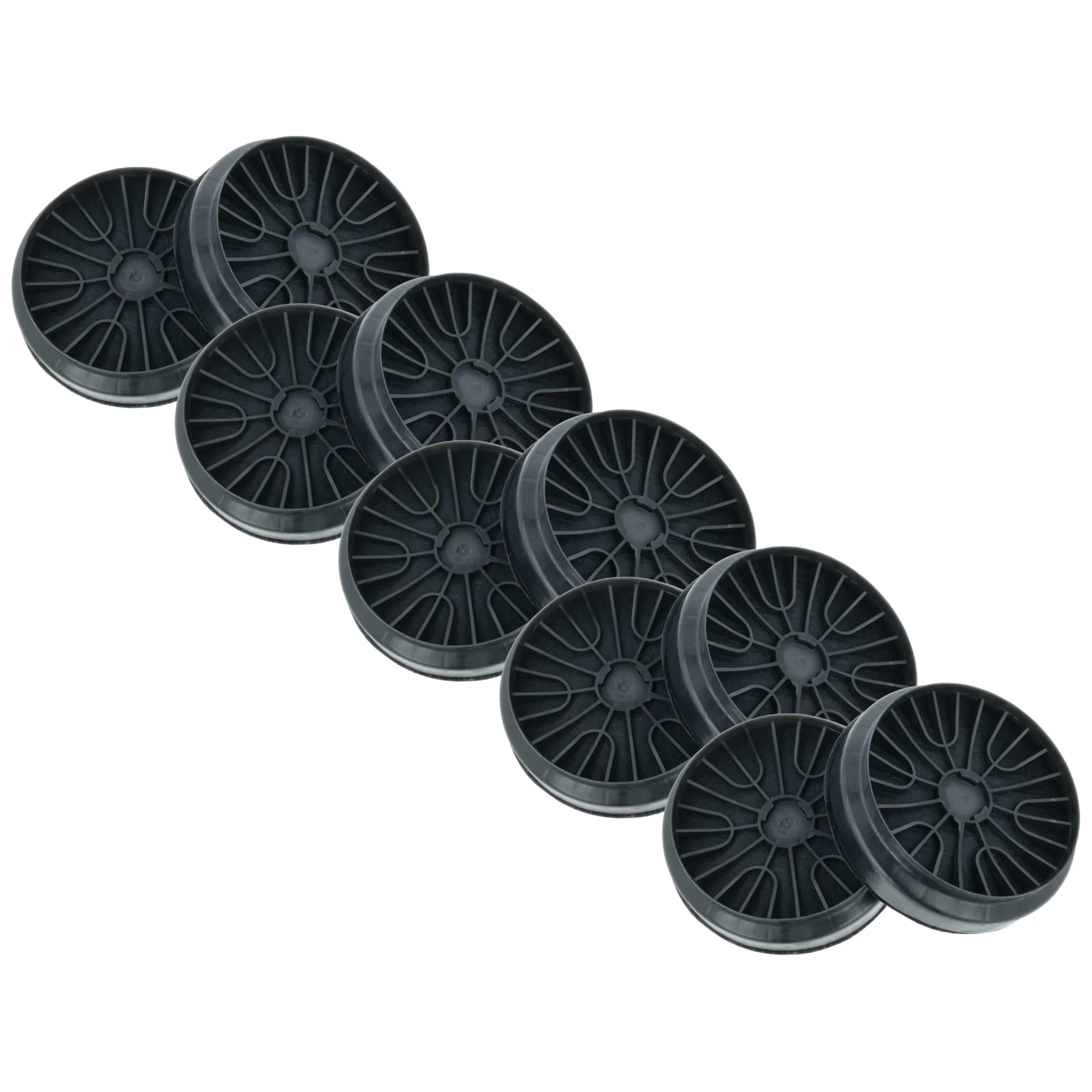 vhbw 10x filtro de carbón activado compatible con Junker&Ruh JZ5138X5 campanas cocina - 19 cm