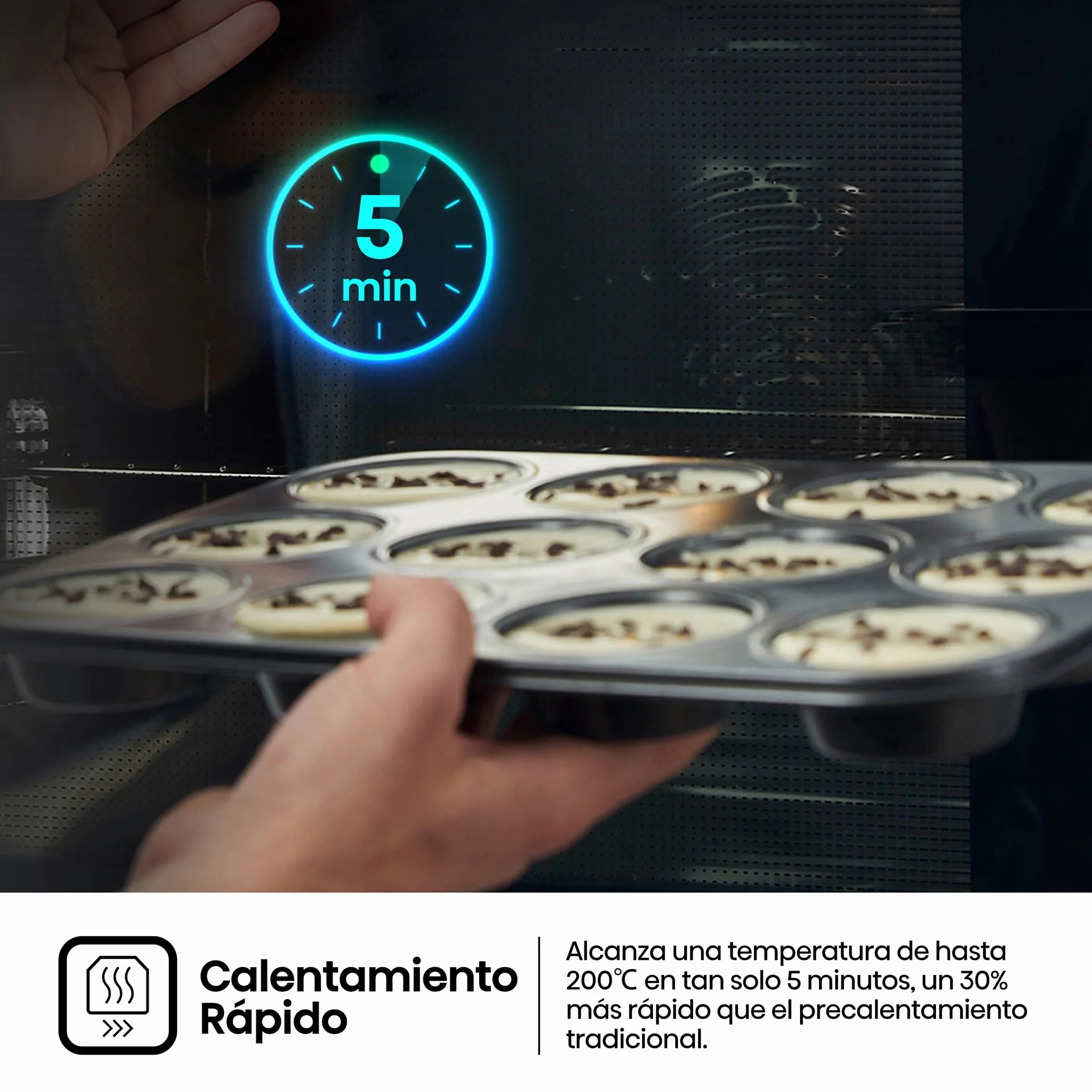 Hisense BI64216EPX - Horno Multifunción Pirolítico, Clase A++, 78L, Fondo 57cm, Guía Telescópica, Calentamiento Rápido, Apertura Y Cierre Suave de Puerta, Air Fry, Modo Pizza, Modo Congelados, Inox