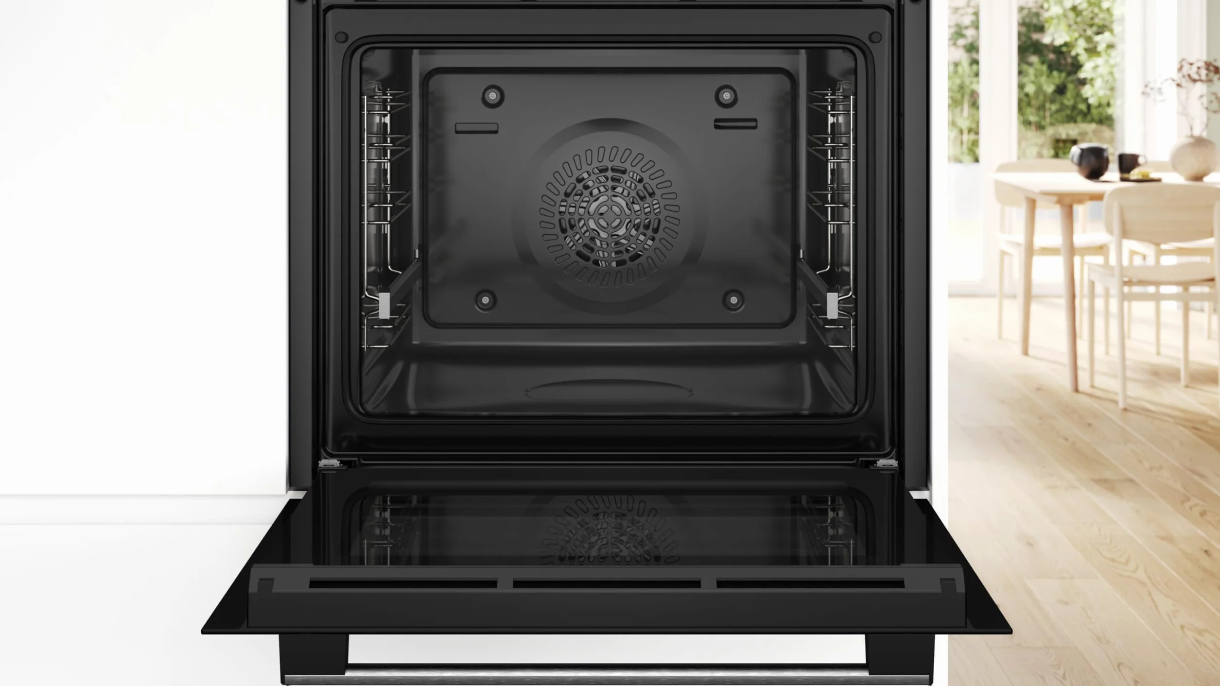 Bosch - Horno Multifunción con Vapor añadido, Serie 4, 60 cm. de ancho, 3D Hotair, Acero, HQA514ES3