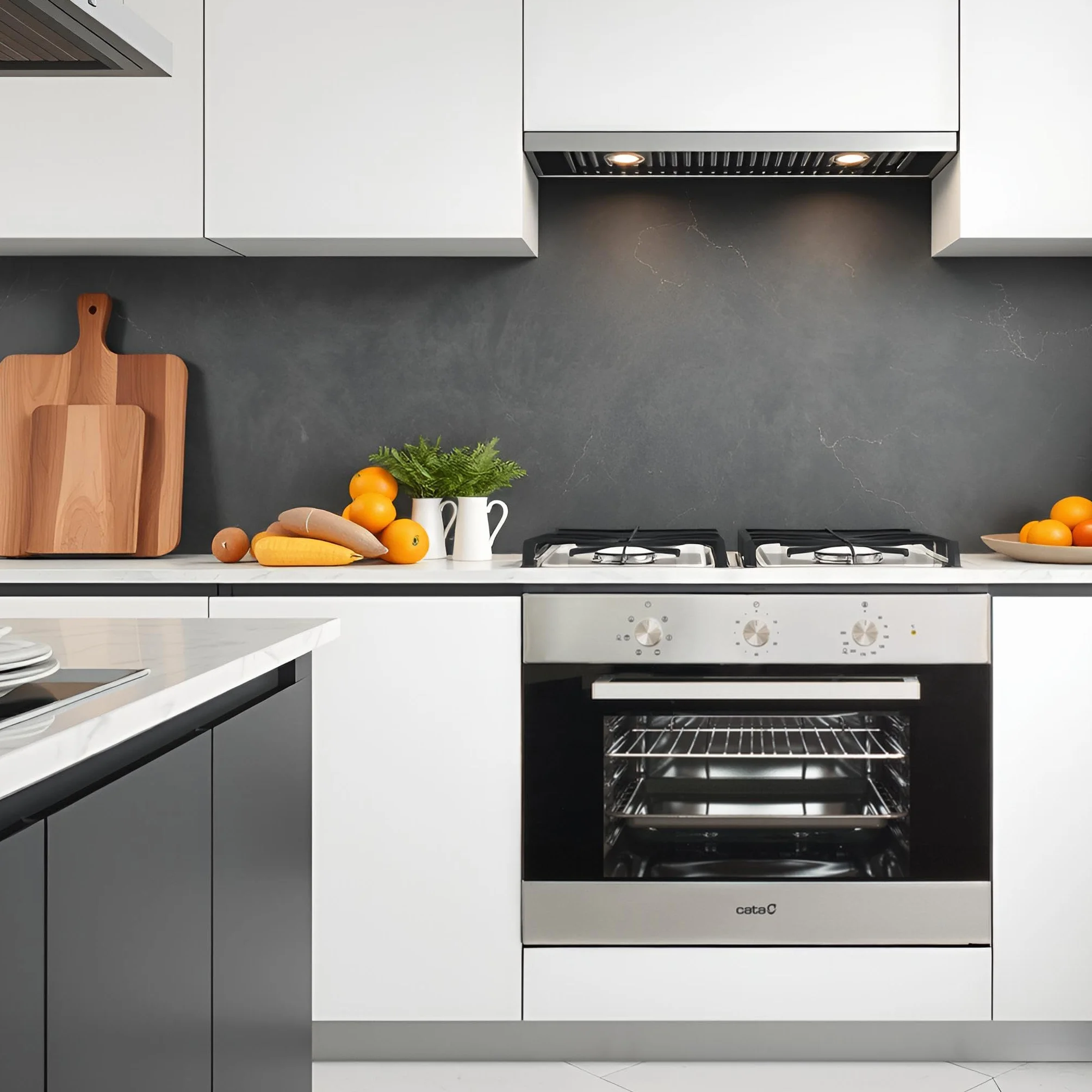 Cata ME 4006 X Horno Limpieza Aquasmart Multifunción 6 Funciones Negro Acero Inoxidable
