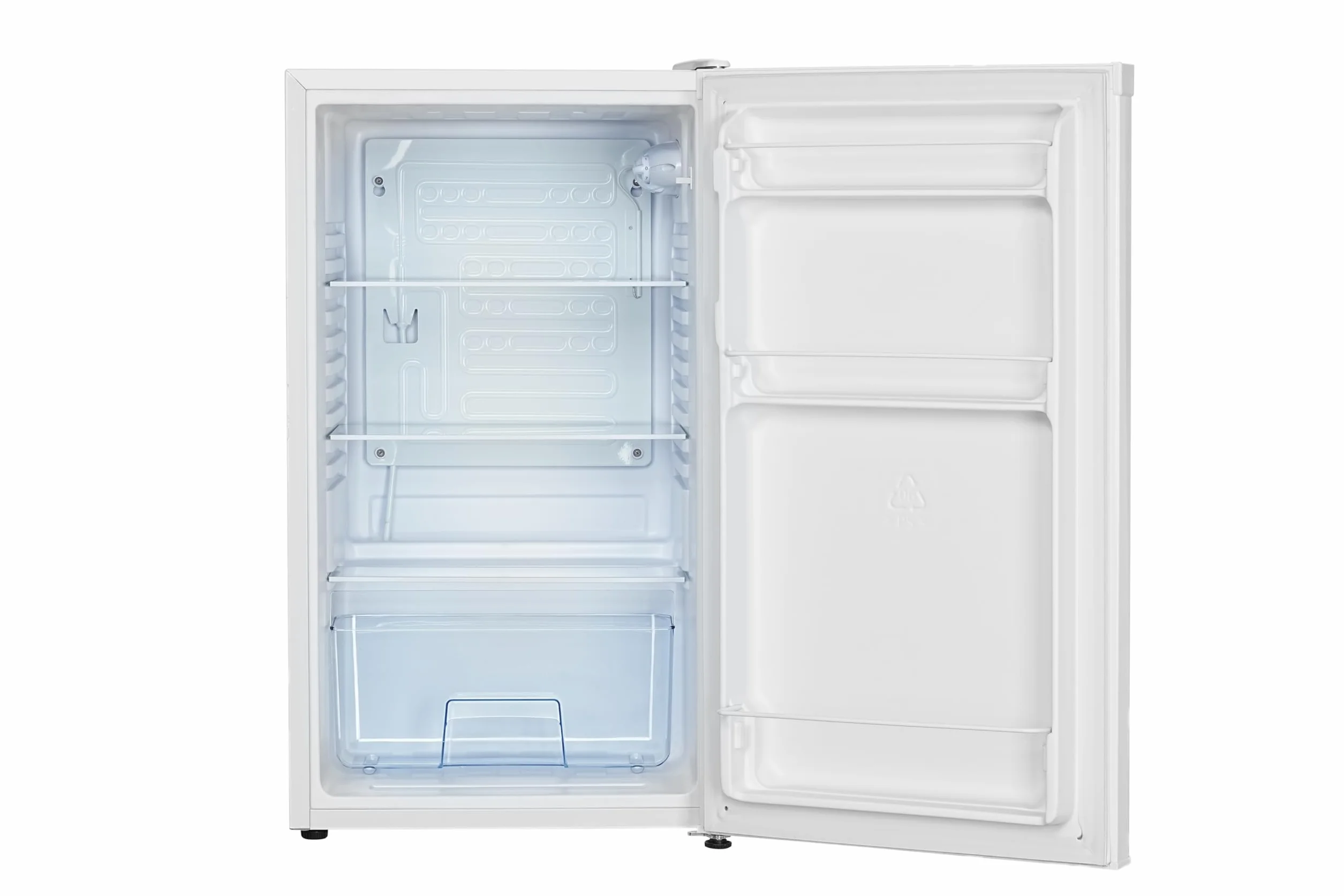 aro Mini Frigorífico TLW8650E, 91 L, 3 Estantes y Cajon inferior, con Iluminación interior, Puerta reversible, blanco