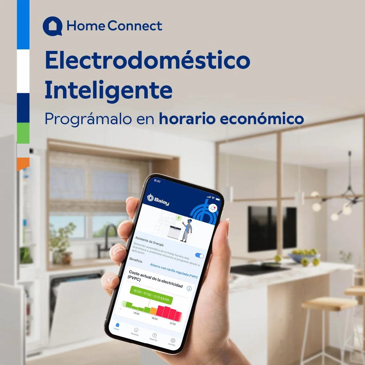 Balay - Lavadora, Libre Instalación, 10 kg, AutoDosificación, Programas Super Rápido y Rápido/mix, Programa plancha, Silenciosa, Home Connect, acero mate antihuellas, 3TS3104XH