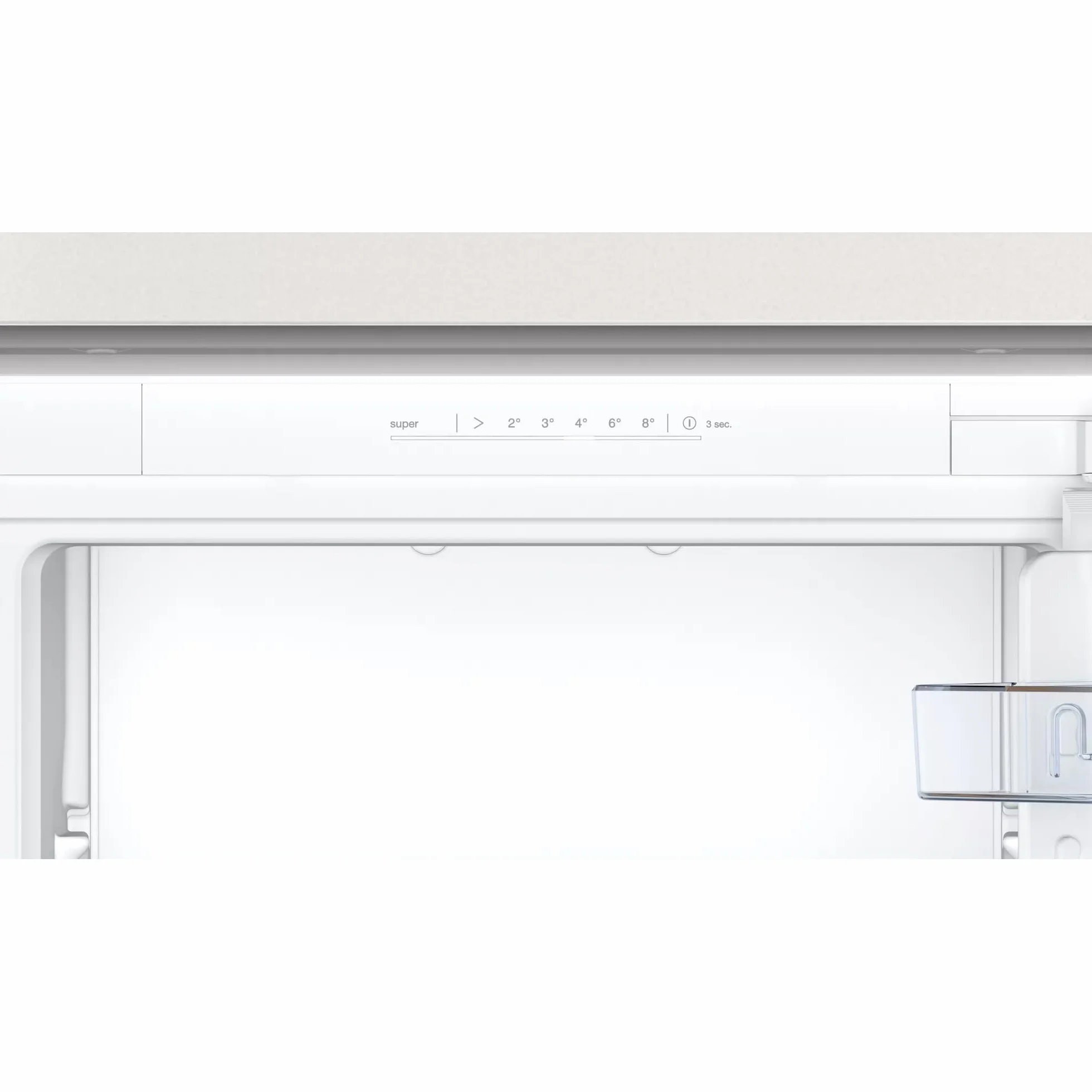Balay - Frigorífico Combi Integrable, Puerta Deslizante, NoFrost, Cajón Fresh, 260 litros, 3KIE712F