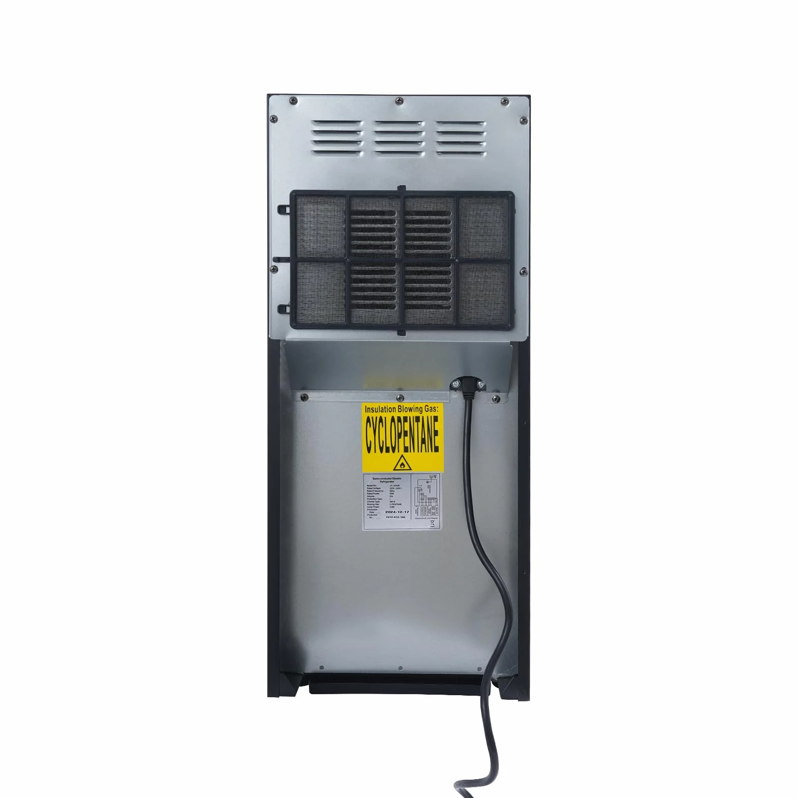 Nevera para vino (12 botellas, con indicador LED, 33 L, para vino tinto, champán, brandy, 5-18 °C)