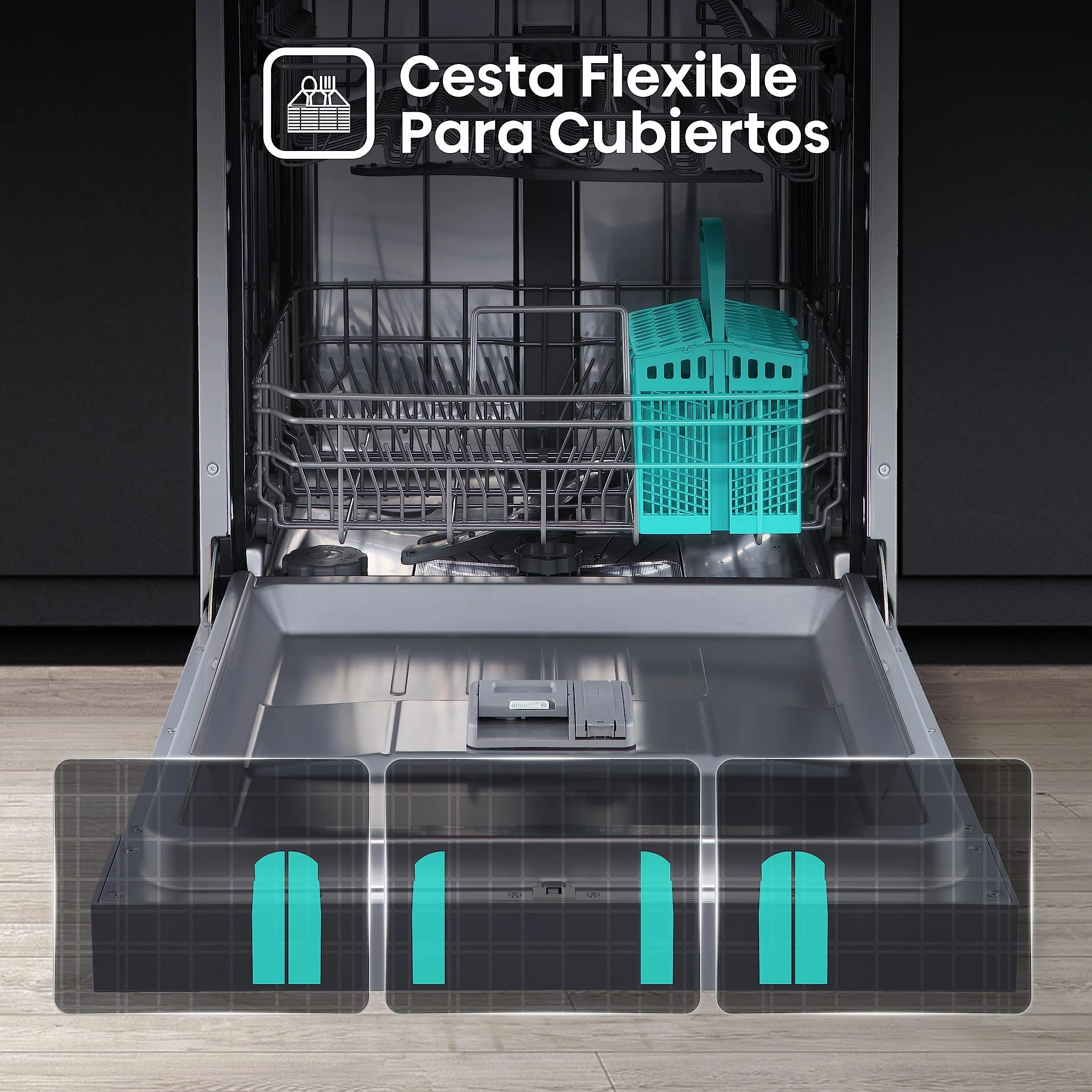Hisense HS622E10X Lavavajillas 13 servicios 60 cm ECO Inox