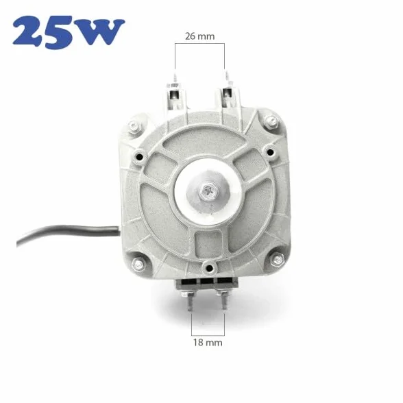 Bilake Motor 25W monofásico 220-240V 1300rpm | Motor cámara frigorífica | Motor ventilador nevera | Motor ventilador congelador