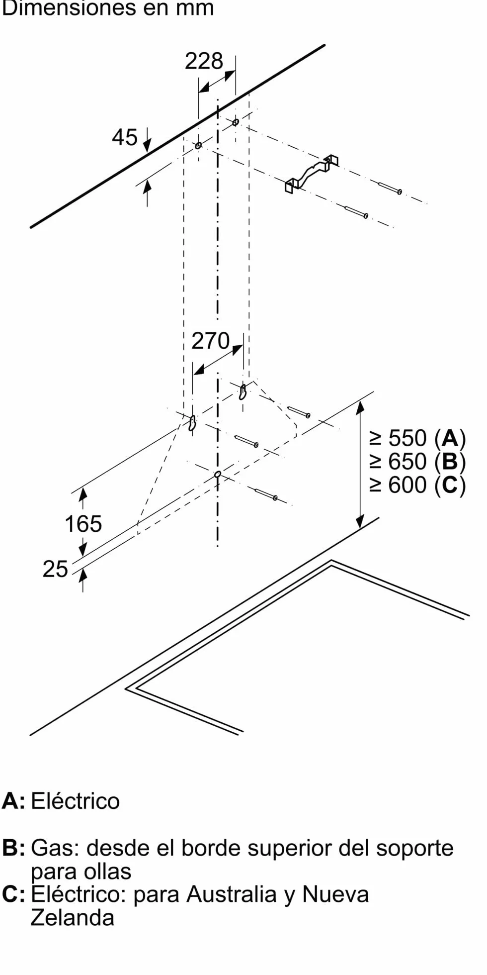 Balay - Campana Exrtactora Decorativa de Pared Piramidal, 90 cm de ancho, 3 potencias de extracción, Instalación en Salida de Humos o Recirculación, Acero Inoxidable, 3BC696MX