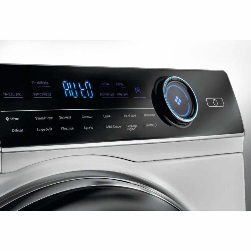 Haier I-PRO SERIES 7 - HD90-A3979-S, Secadora bomba de calor 9 kgs, Inverter, Tambor XXL con led, 14 programas, i-Time, i-Refresh (microvapor), Antiarrugas, 66dba, A+++