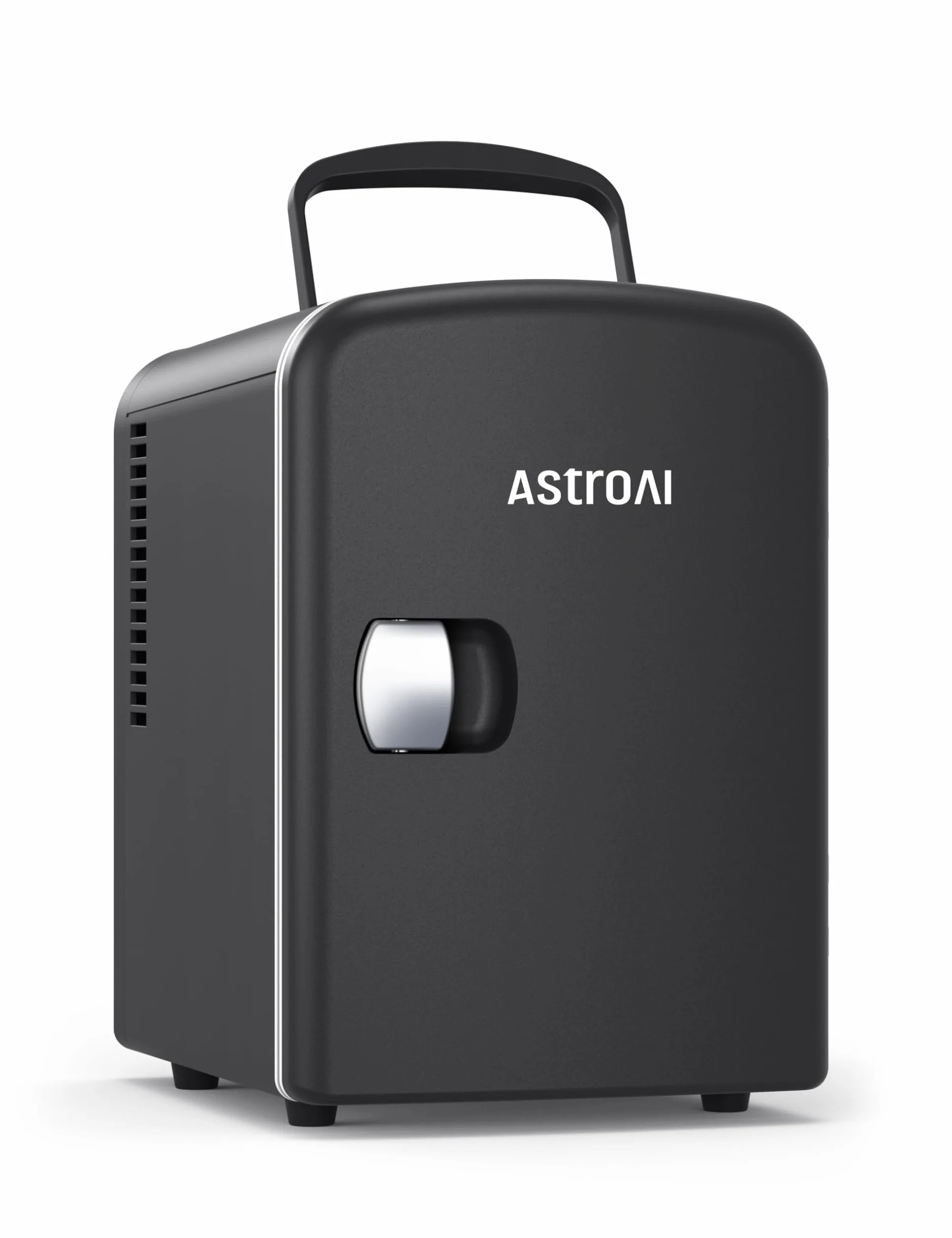 AstroAI Nevera Pequeña Portátil, Mini Nevera con el Volumen de 4 Litros, Frigorificos Pequeños, Mini Frigorífico Para Coche, Dormitorio, Bebidas, Cosméticos y etc. (Negro)