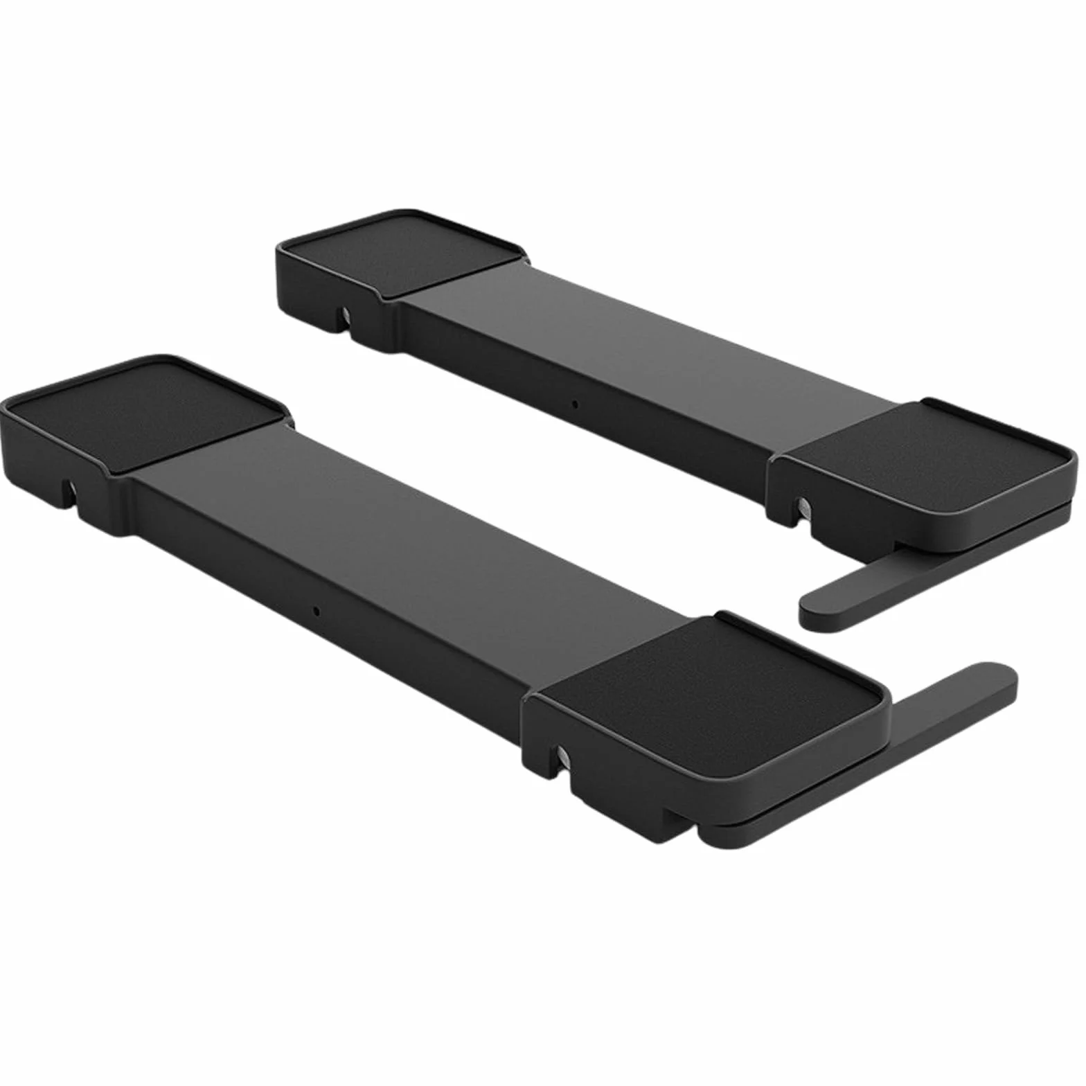 Rodillo elevador compacto de alta resistencia, base móvil para electrodomésticos de 22 pulgadas, para lavadora, secadora, refrigerador, muebles, hasta 660 libras, color negro