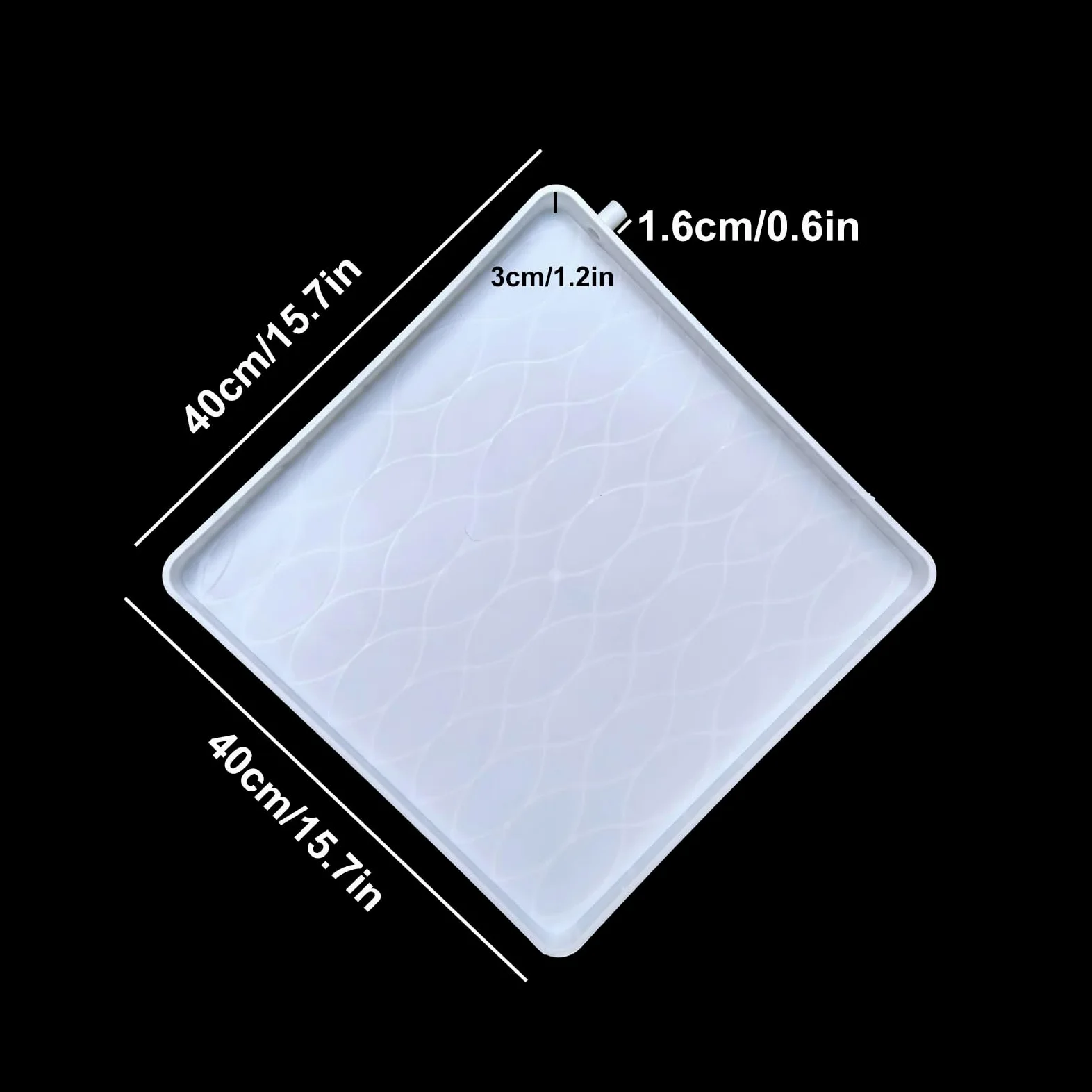 Bandeja de Goteo 40x40 cm con Manguera de Drenaje, PVC Grado Alimenticio Antifugas para Aire Acondicionado Mini Split, HVAC, Lavadora(500cm/16.4ft)