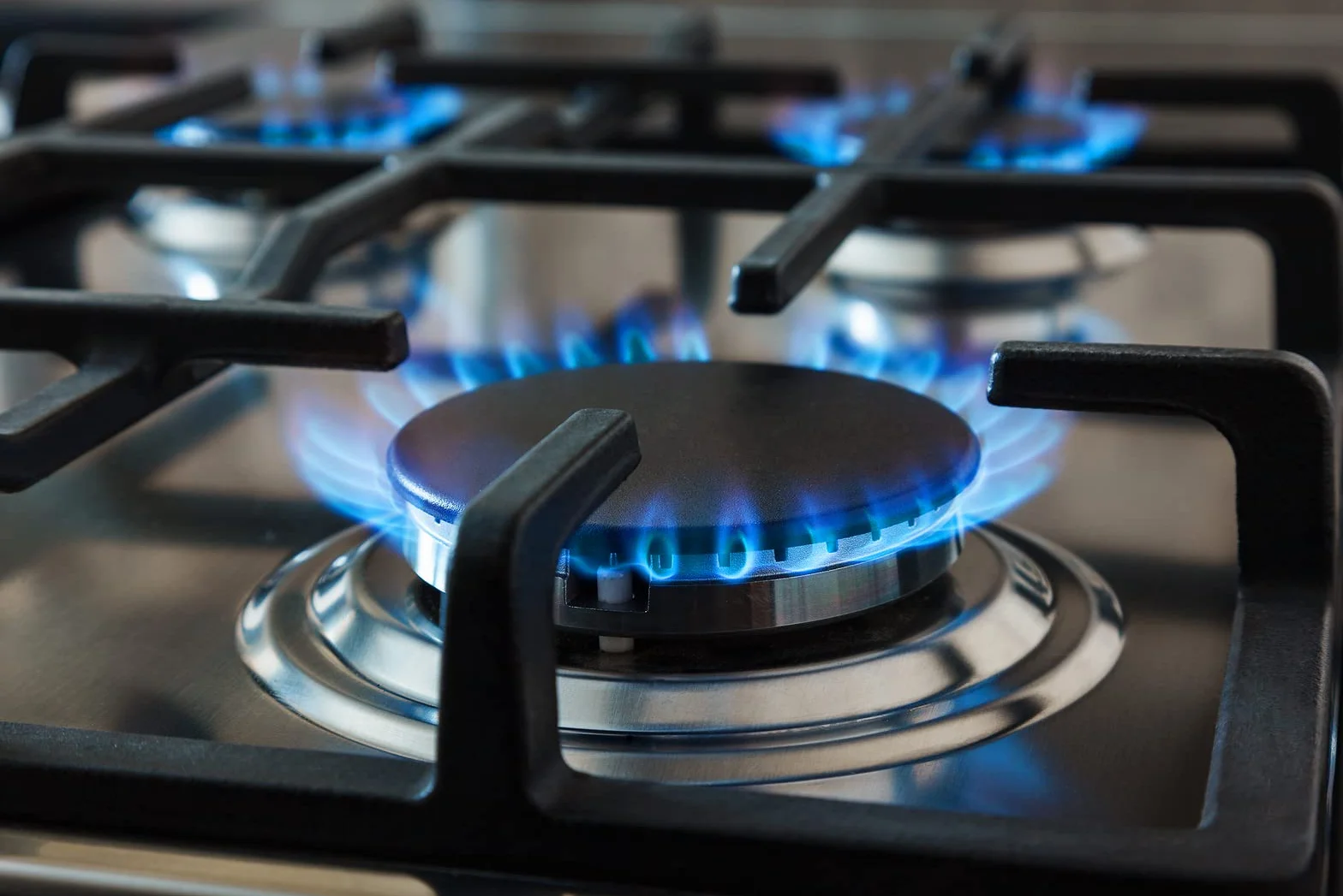 SOLTHERMIC F5S40G2I COCINA ACERO INOXIDABLE / 4 FUEGOS CON ENCENDIDO AUTOMATICO/HORNO CON GRILL/GAS BUTANO Y GAS CIUDAD