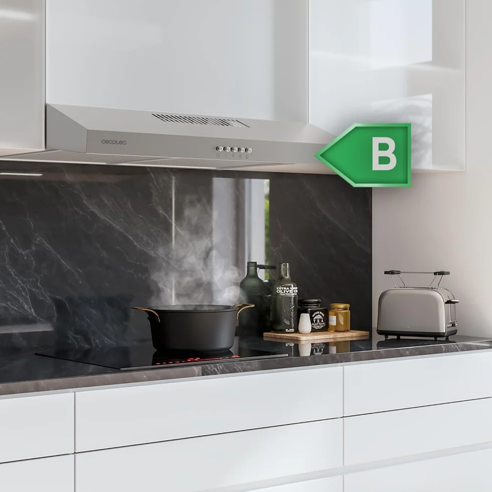 Cecotec Campana Extractora 60cm Bolero Flux CM 602200 Inox 220m3/h 70W