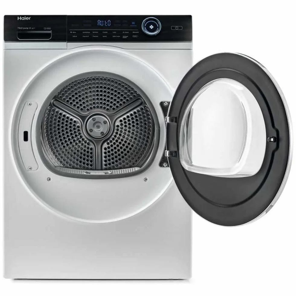 Haier I-PRO SERIES 7 - HD90-A3979-S, Secadora bomba de calor 9 kgs, Inverter, Tambor XXL con led, 14 programas, i-Time, i-Refresh (microvapor), Antiarrugas, 66dba, A+++