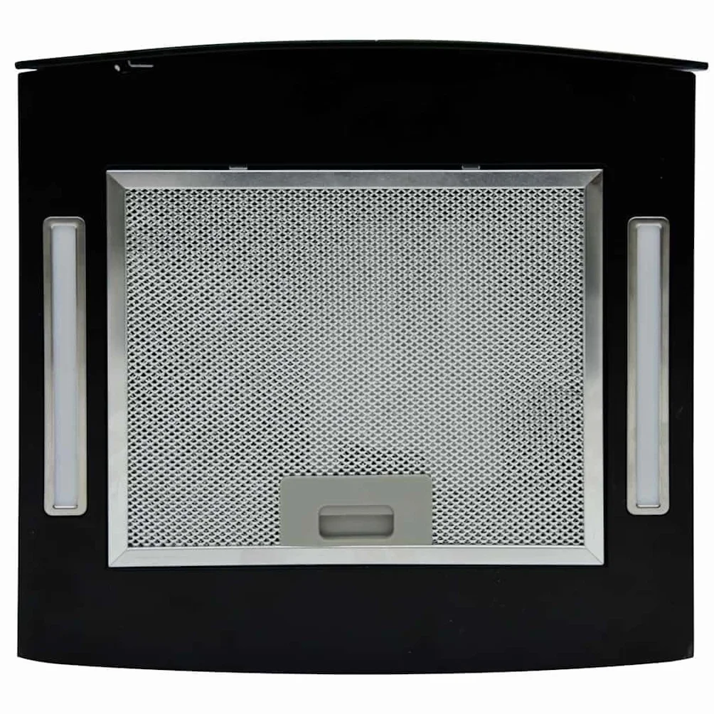 vidaXL Campana extractora de Isla Sensor táctil LCD Vidrio Templado, Extractor de Isla, Campana extractora de Isla, Extractor de Cocina de Isla