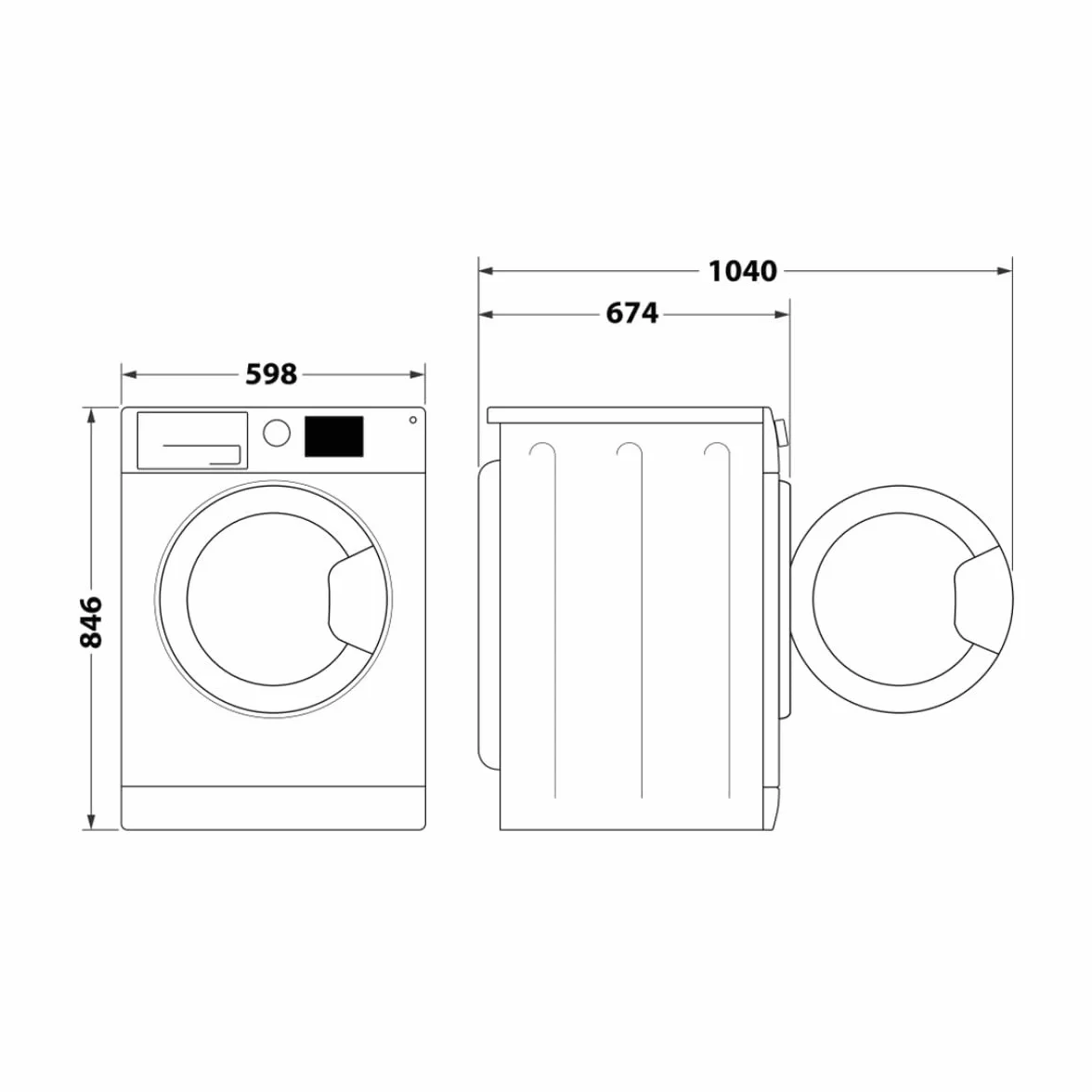 Whirlpool CWD 113M WBS SPT - Secadora Con Bomba De Calor 12 Kg D Blanco