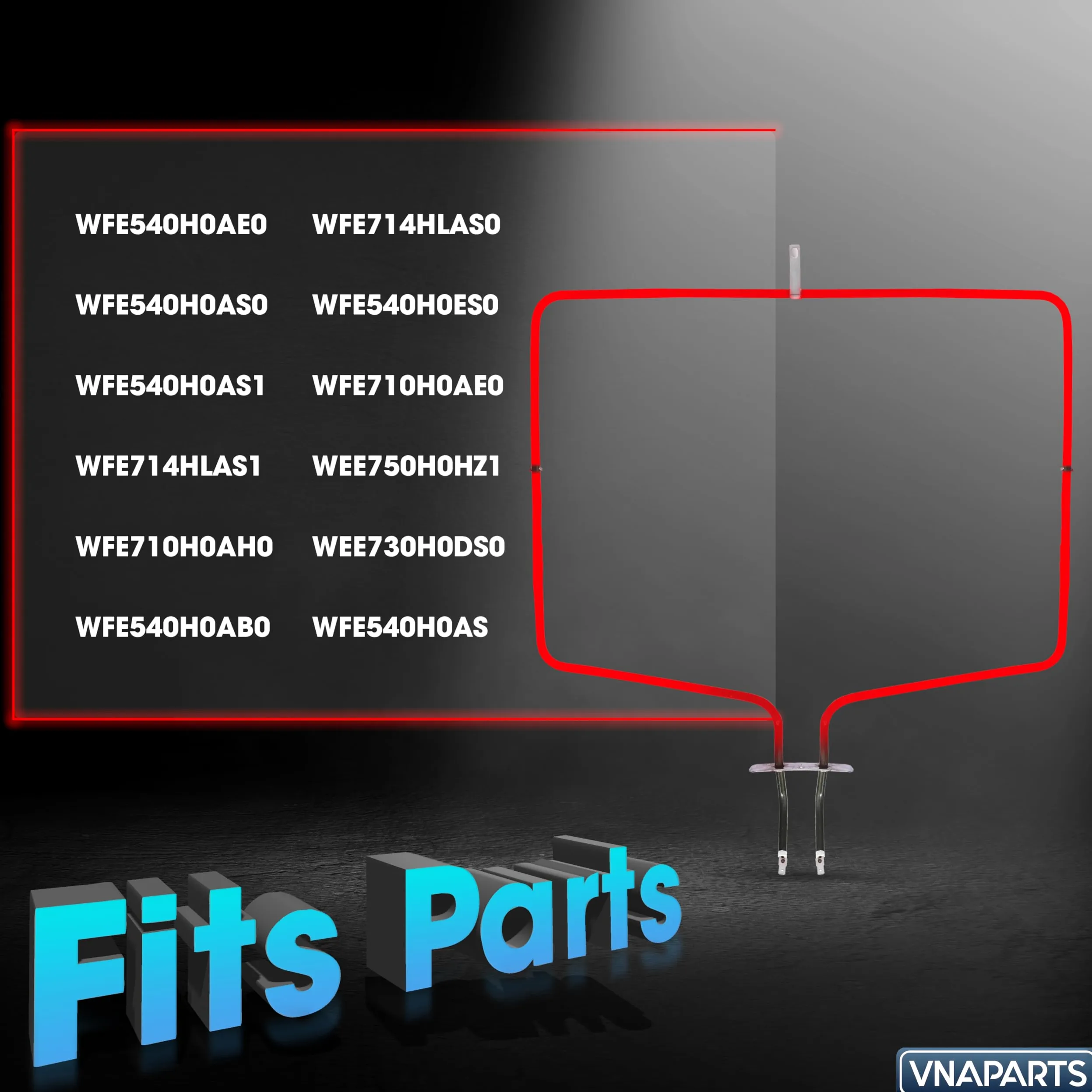 WFE540H0AE0 WFE540H0AS0 WFE540H0AS1 WFE714HLAS1 WFE710H0AH0 WFE540H0AB0 WFE714HLAS0 - Elemento de horneado para horno Whirlpool WFE540H0ES0 WFE710HLAS0 0AE0 WA. Estufa EE750H0HZ1 WEE730H0DS0