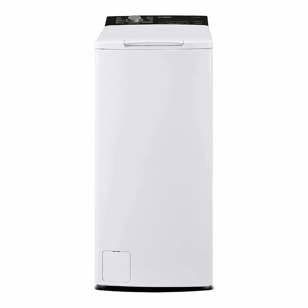 Hyundai Lavadora 8 Kg Carga Superior Blanco HLCS8300AI. 1900W, 1300rpm, 16 Programas, Función Stop&Go, Clase de Eficiencia Energética A