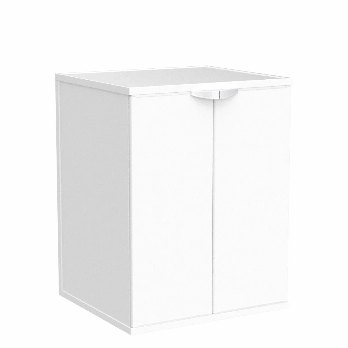 mongardi: Mueble Cubre Lavadora de Resina de PP, PVC y ABS, Universal, fácil de Montar, Resistente a la Humedad, lavadero, Garaje, Exterior, 68,5 x 64,5 x 88 cm, Blanco