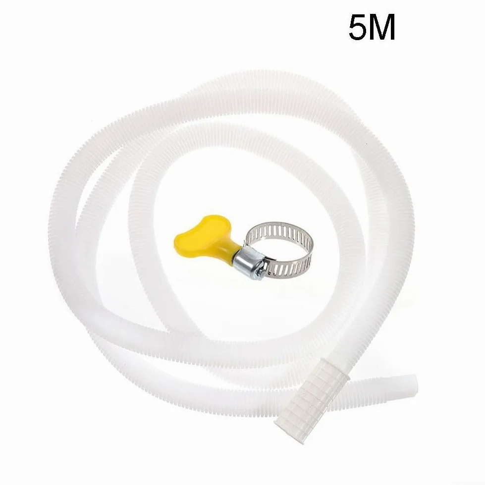 Tubo de extensión de manguera de drenaje universal Manguera flexible de entrada de agua for desagüe de lavadora y aire acondicionado, longitud de 25 m(5M)