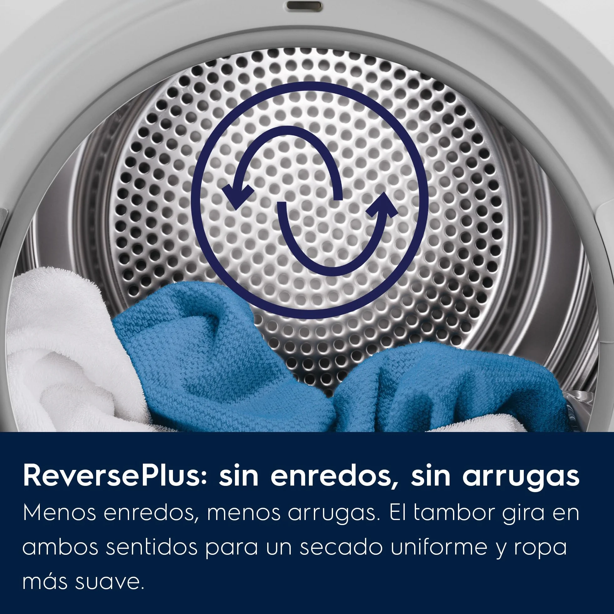 Electrolux Secadora de Carga Frontal EW7H5825IB, 8 Kg, Tecnología SensiCare, Sistema GentleCare, Libre Instalación, Sistema EcoFlow, Inicio Diferido, Panel LCD, Blanco