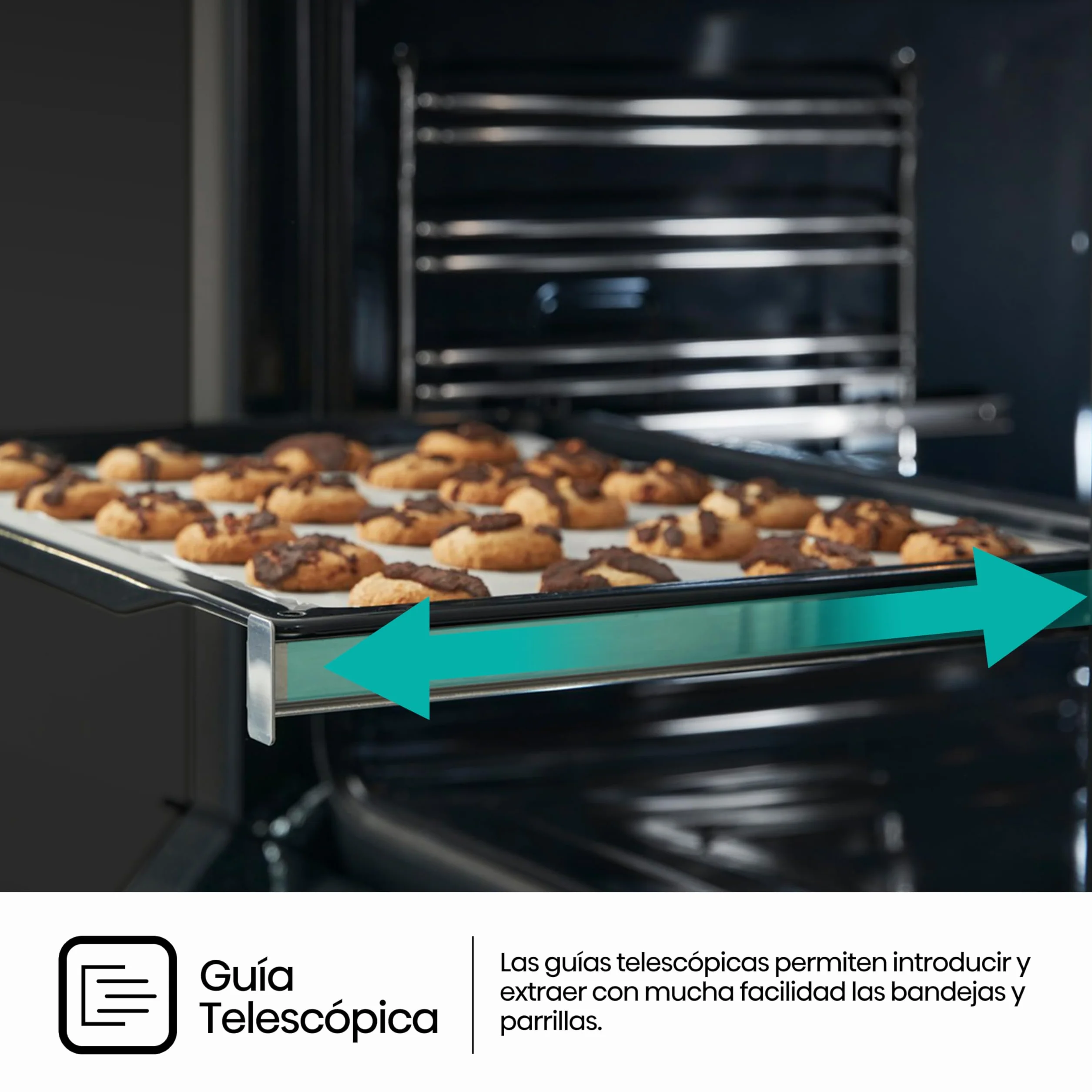 Hisense Horno Multifunción Empotrable 77L Pirolítico Guía Telescópica Air Fry
