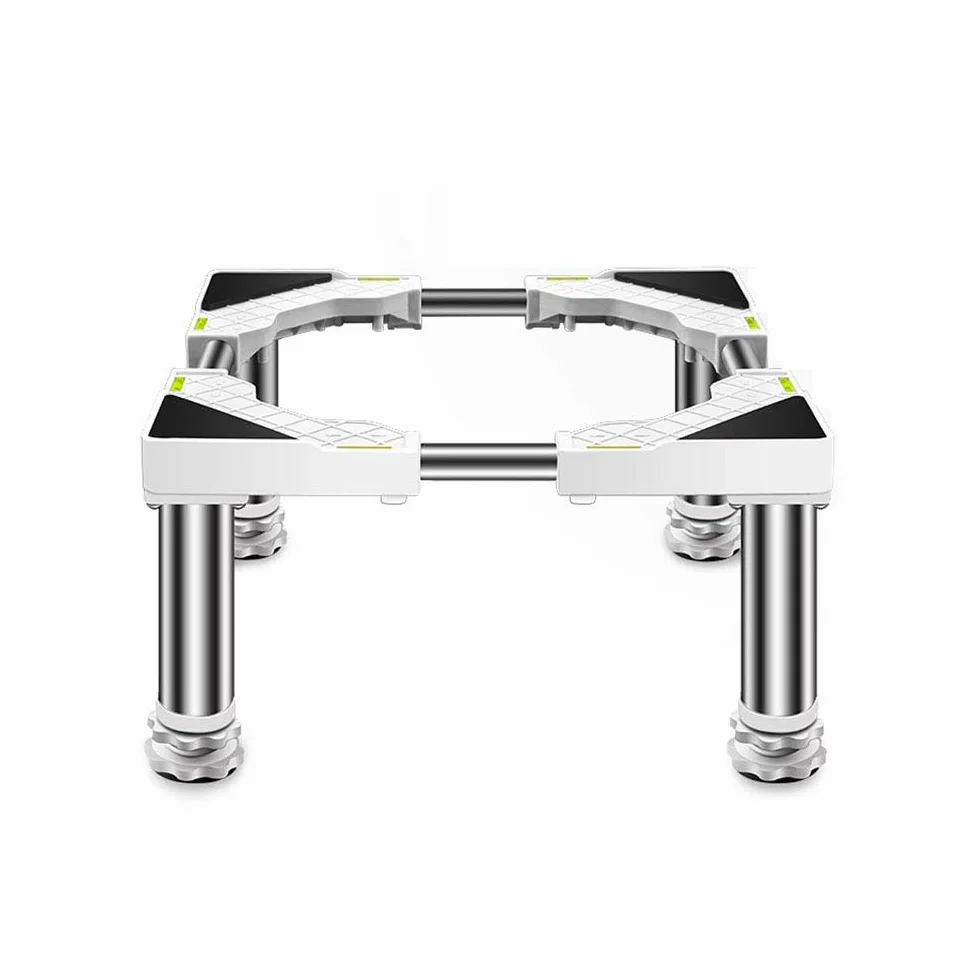 Base de lavadora antivibración, soporte ajustable para lavadora, secadora, nevera, 45-65 cm, capacidad de carga de 500 kg