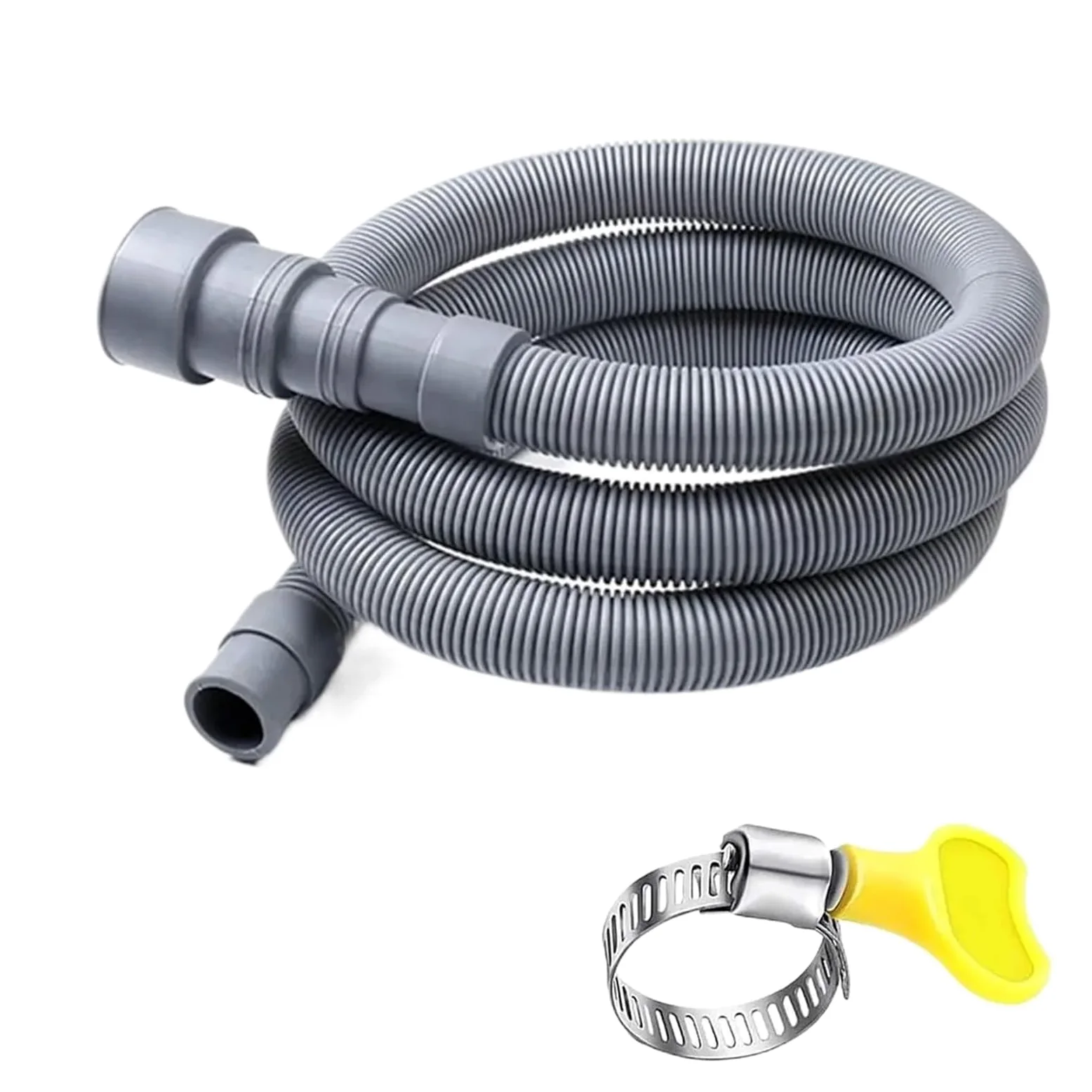 Manguera de desagüe for lavadora, tubo flexible descarga for, corrugado, for lavavajillas(5m)