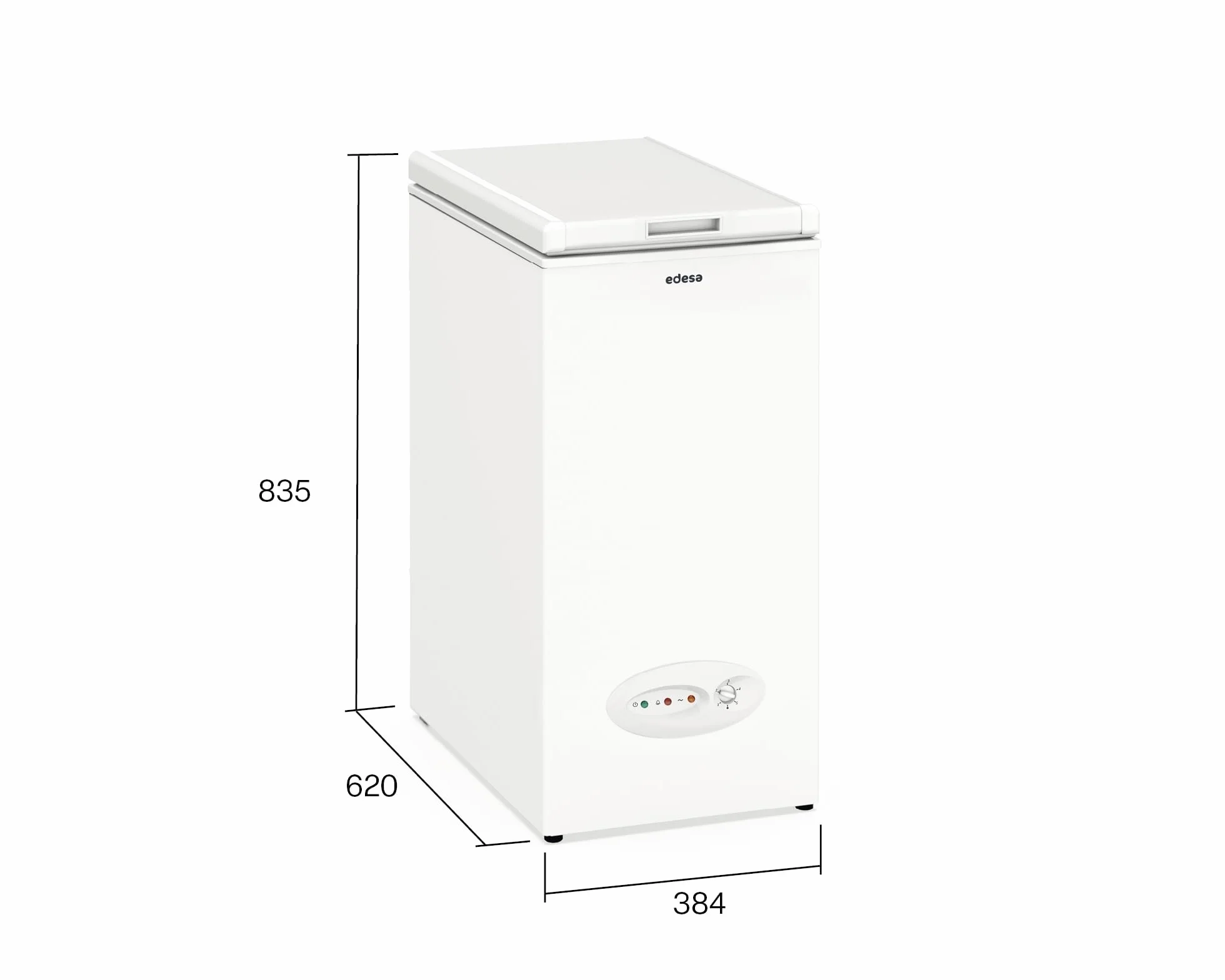 Edesa Congelador Horizontal EZH-0611, 59 l, 60W, Blanco