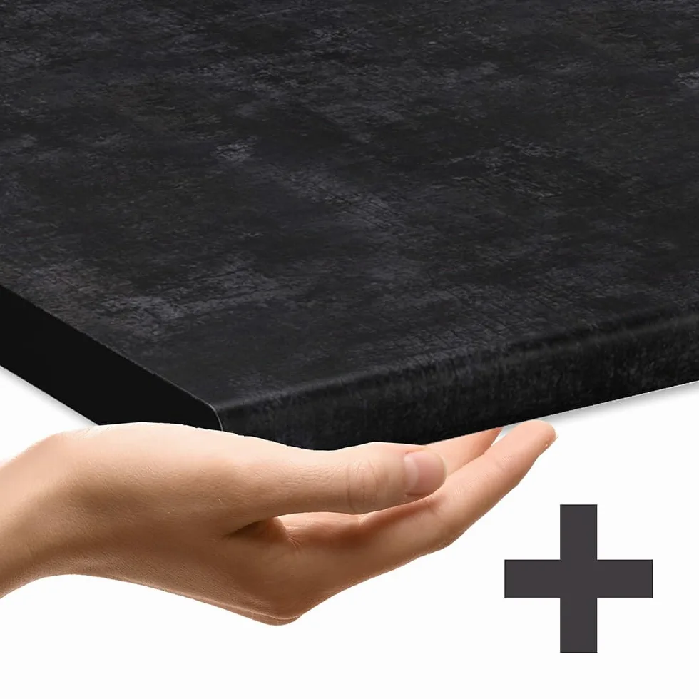 Vicco Panel Frontal R-Line, Hormigón, 60 cm | ET Antracita, para combinación libre dentro de sistemas de cocina modulares